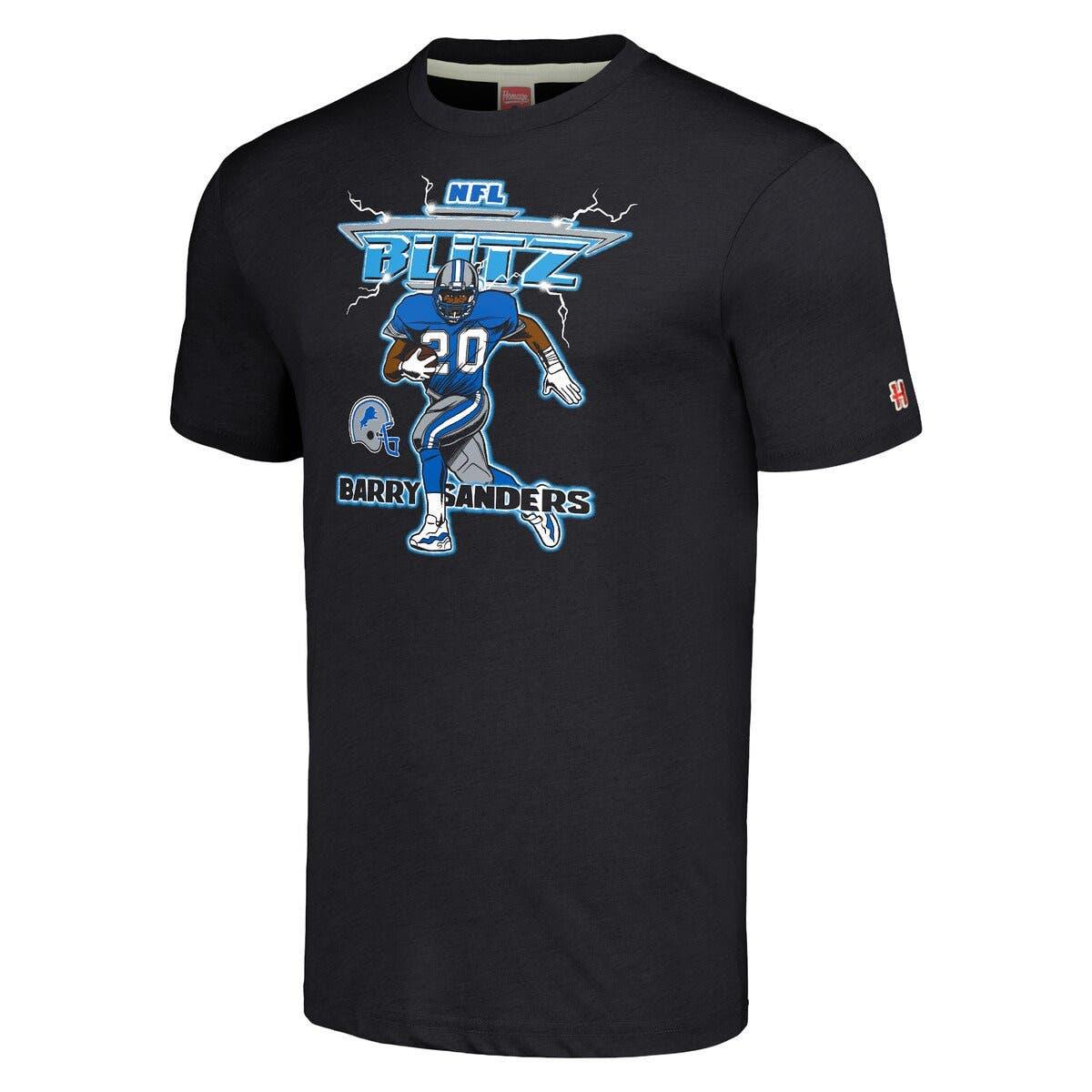 Detroit Lions Barry Sanders Homeage Shirt