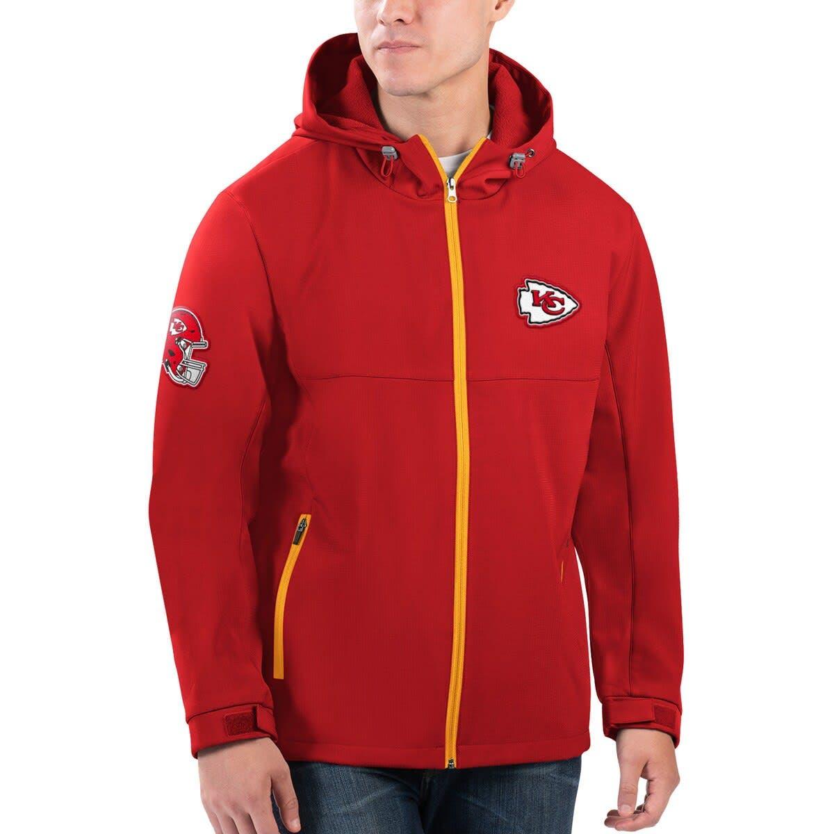 G-III 4Her by Carl Banks Kansas City Chiefs Soft Shell Full-zip Hoodie  Jacket At Nordstrom in Red for Men | Lyst