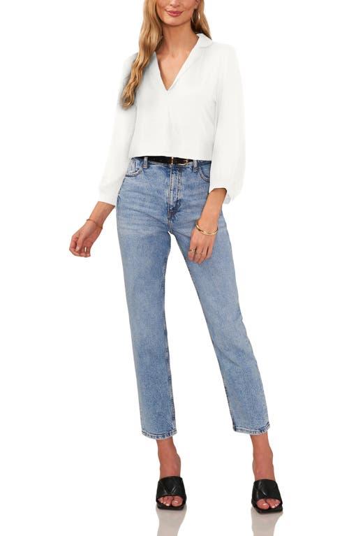 vince camuto inverted pleat top
