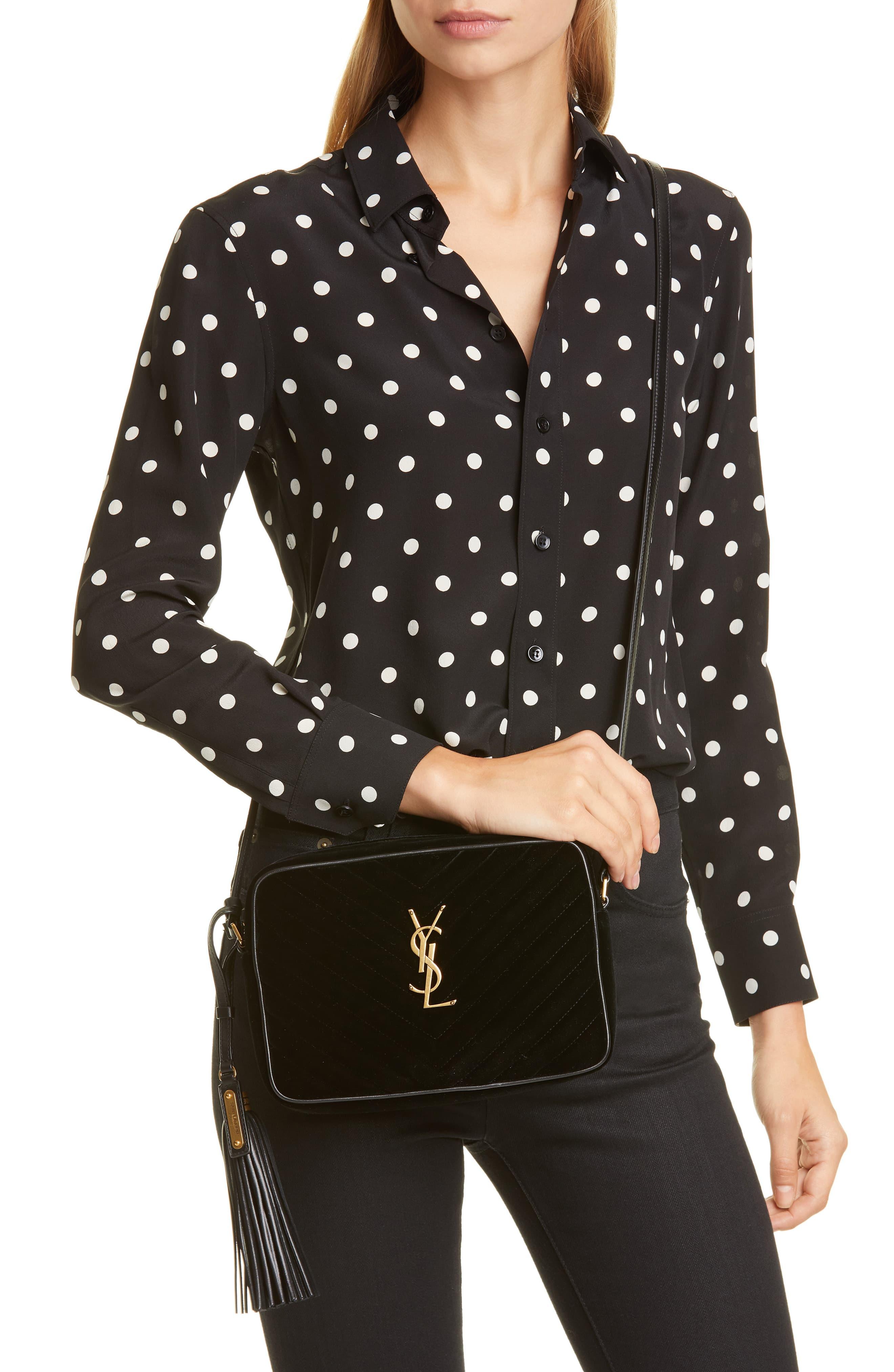 Ysl velvet camera bag sale
