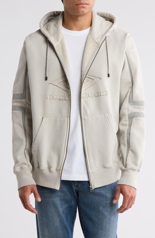 BOILER ROOM X Umbro Appliqué Zip Hoodie in Gray for Men | Lyst