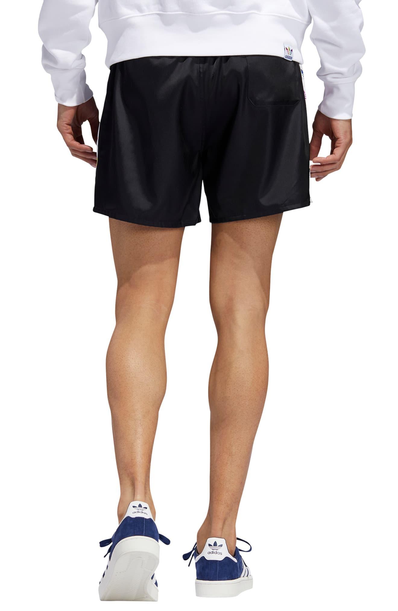 adidas Originals Pride Athletic Shorts in Black/ White (Black) for Men -  Lyst
