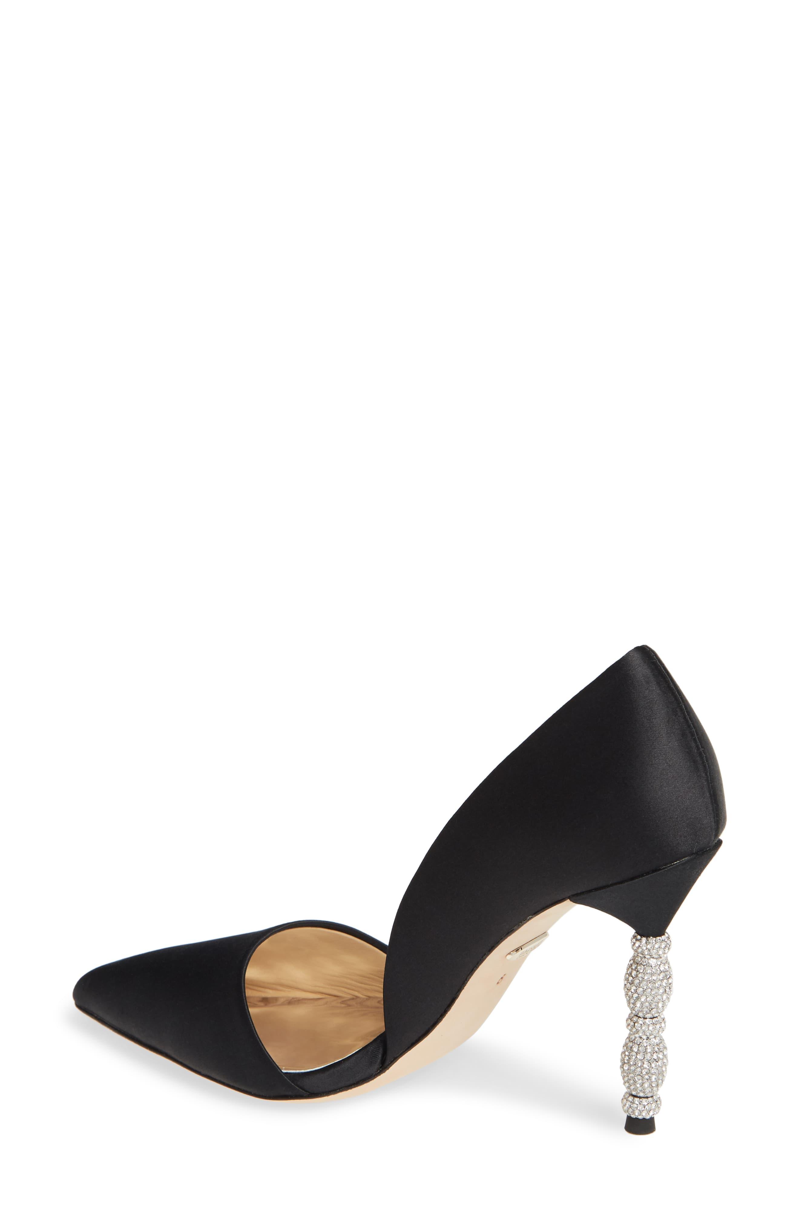 badgley mischka emily crystal heel