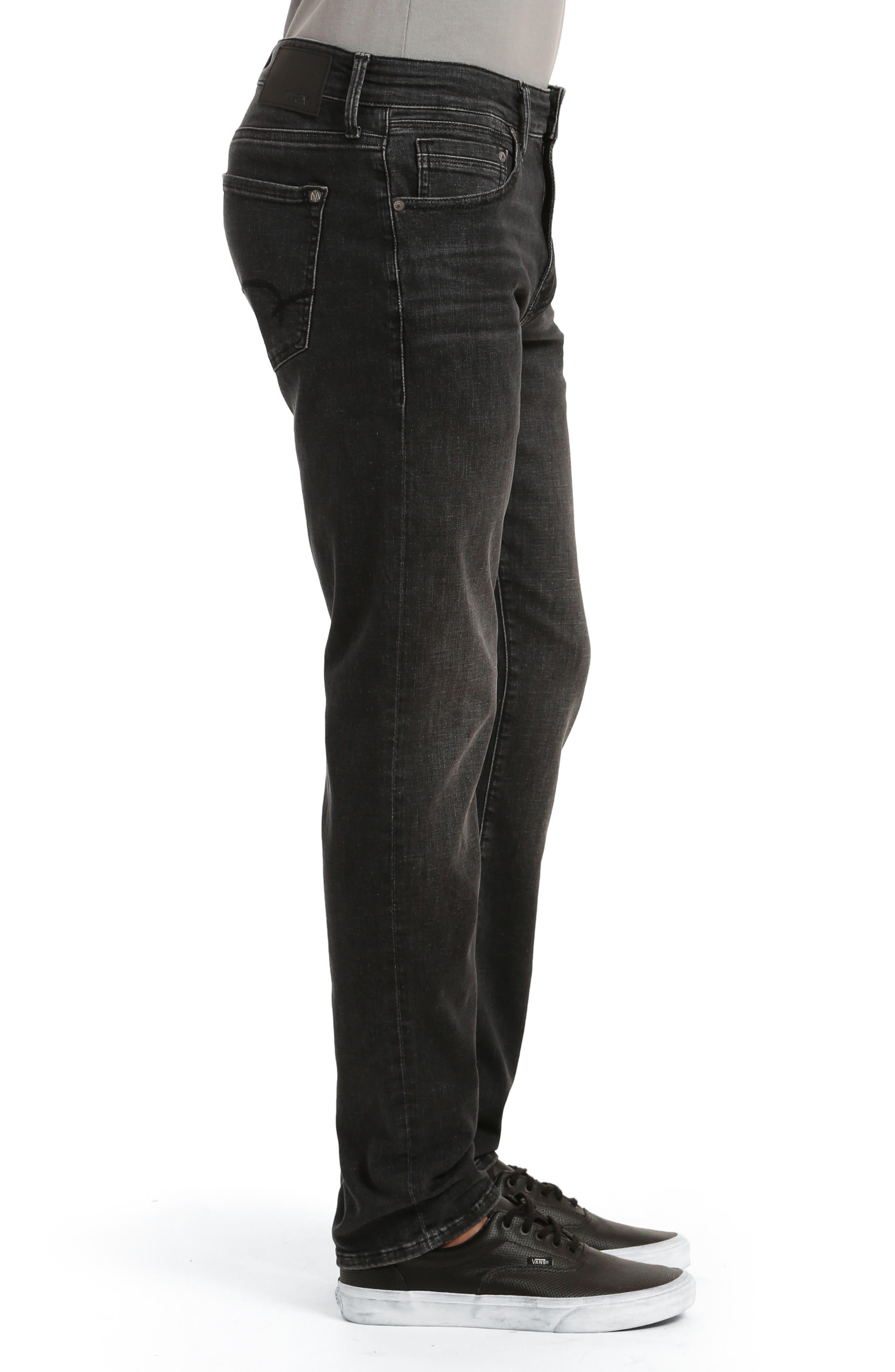 Mavi Zach Straight Leg Jeans in Black for Men | Lyst