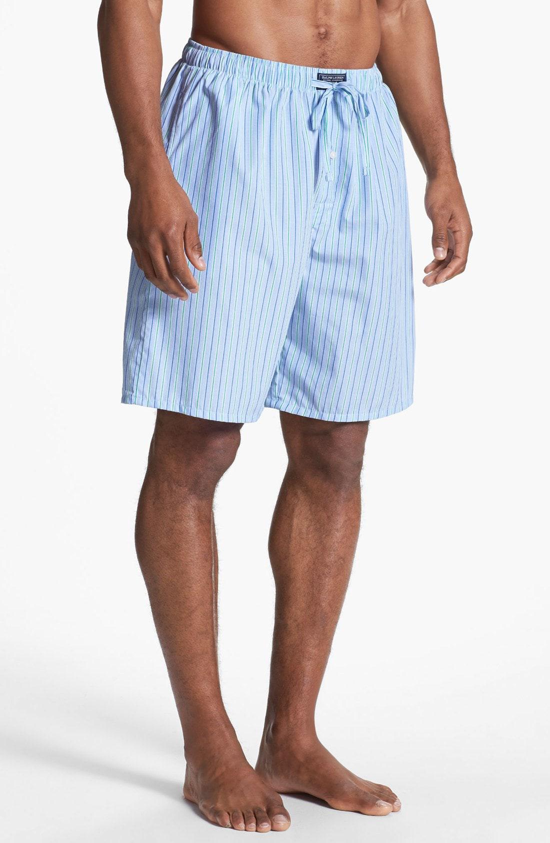 Lyst - Polo Ralph Lauren Cotton Pajama Shorts in Blue for Men