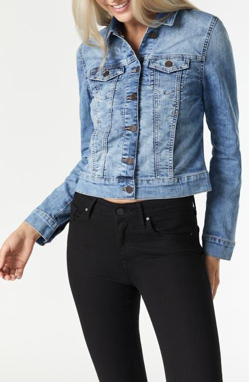 Mavi Samantha Denim Trucker Jacket in Blue | Lyst