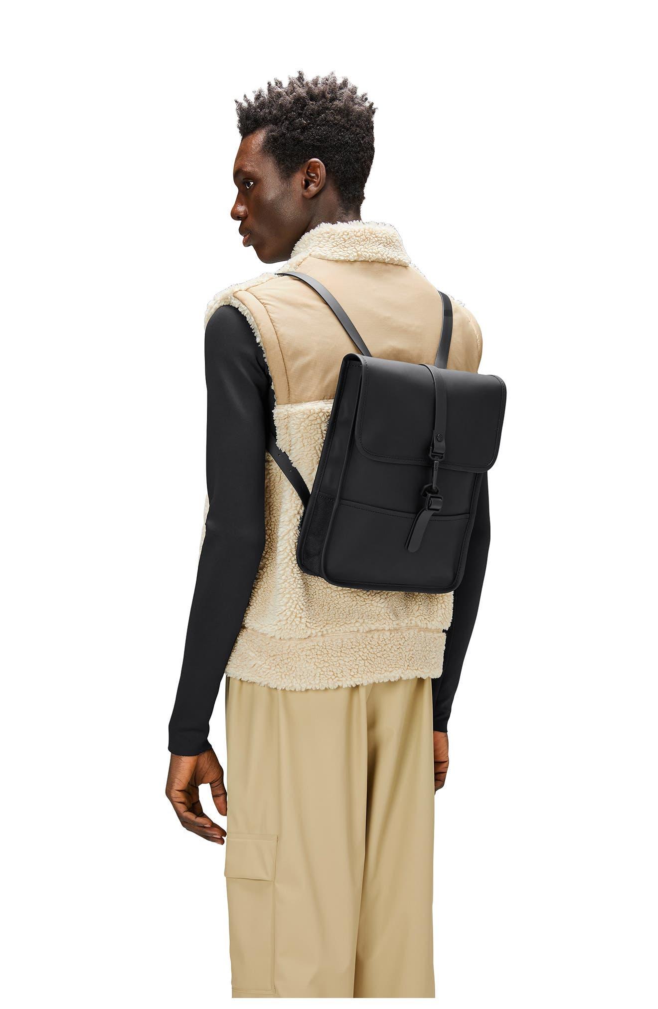 Rains Mini Waterproof Backpack in Black for Men | Lyst