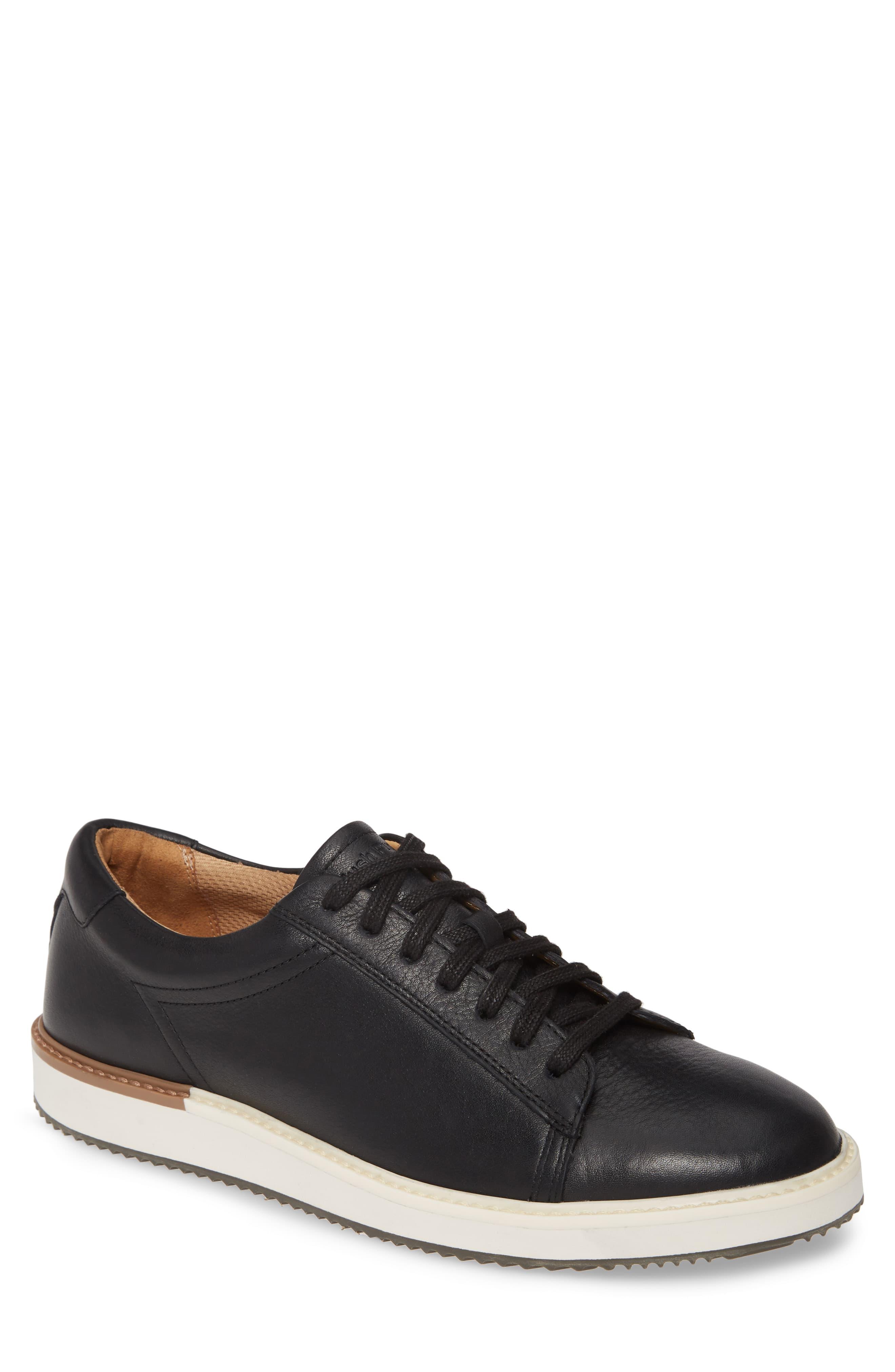 Hush Puppies Rubber Heath Sneaker in Black Leather (Black) for Men - Lyst