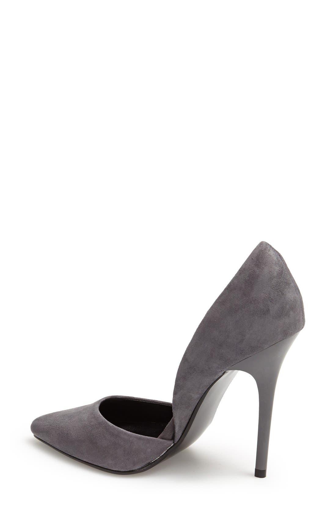 Steve madden grey suede heels sale