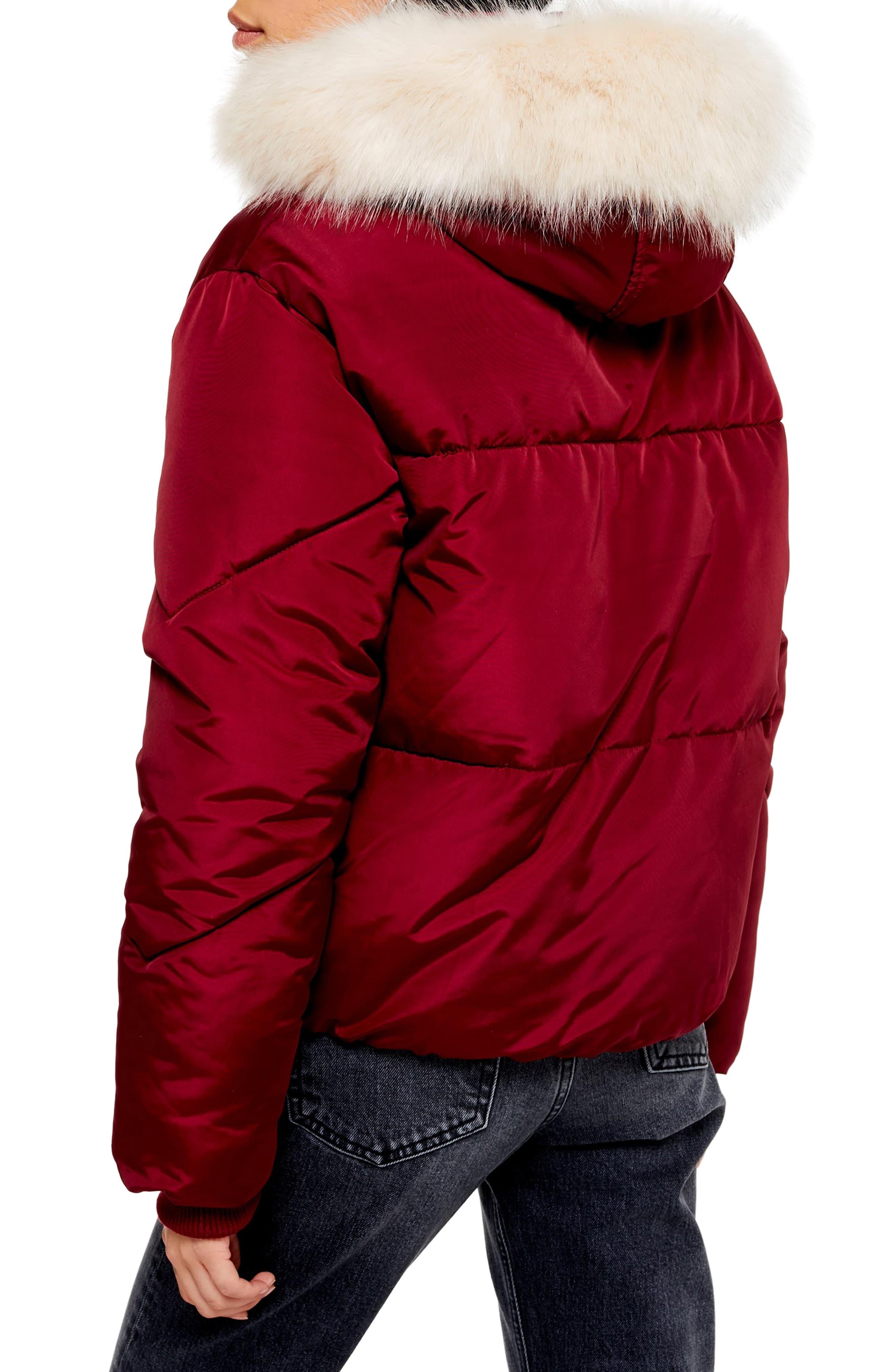 Red Puffer Jacket Topshop Online Sale, UP TO 51% OFF