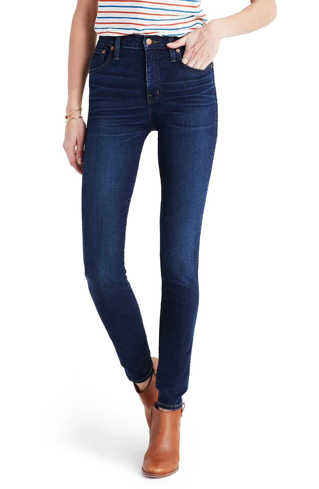 Madewell Denim 10-inch High Rise Skinny Jeans in Blue - Save 60% - Lyst