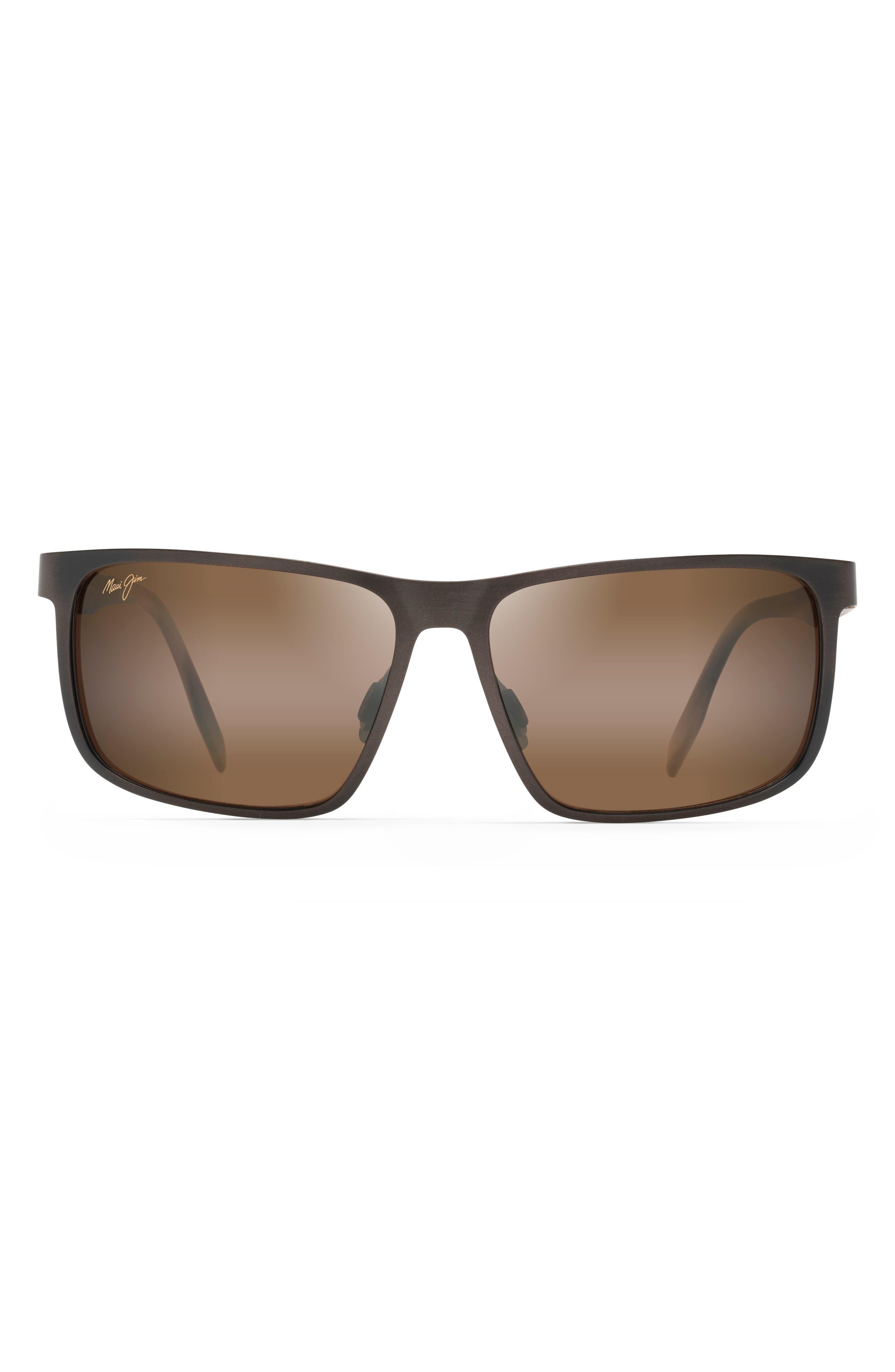 Maui Jim Wana 61mm Polarizedplus2® Rectangle Sunglasses for Men | Lyst