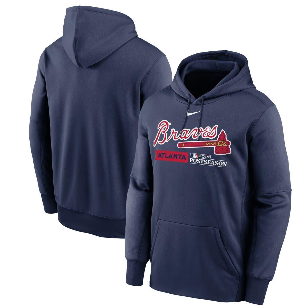 Nike Atlanta Braves 2023 Postseason Authentic Collection Dugout Performance  Pullover Hoodie At Nordstrom in Blue for Men