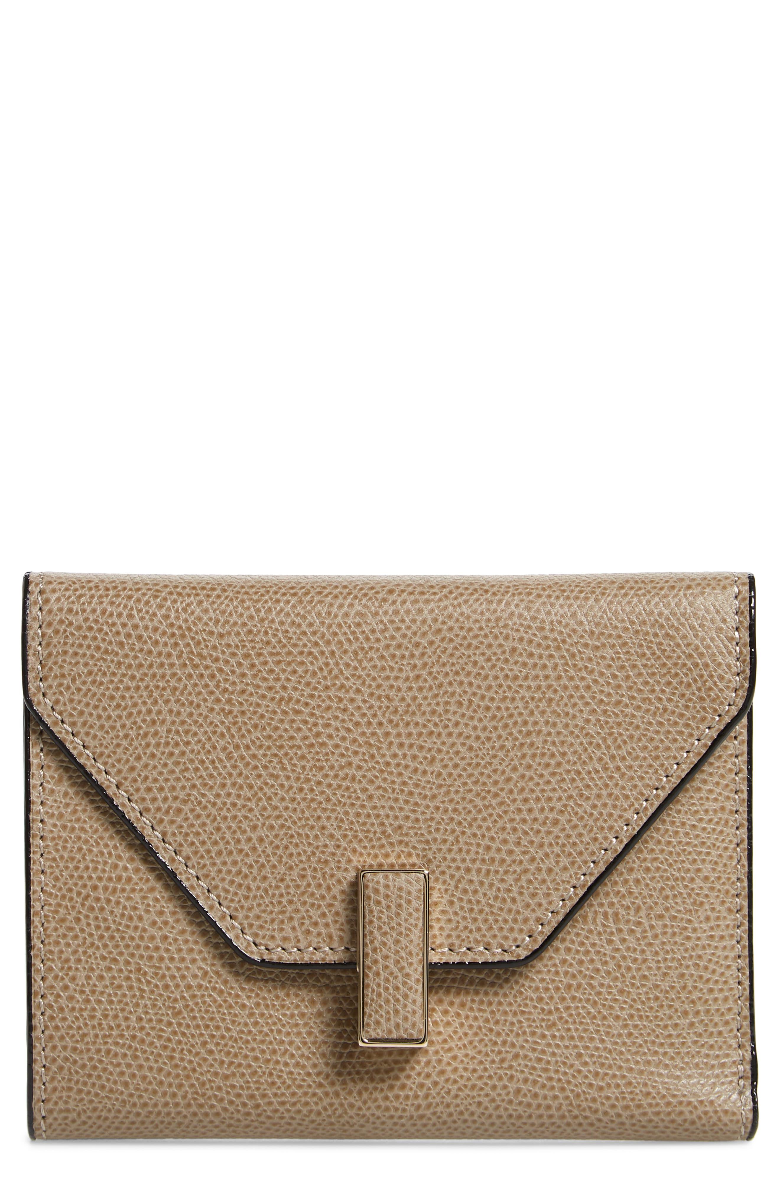 Valextra Iside Leather Trifold Wallet - Lyst