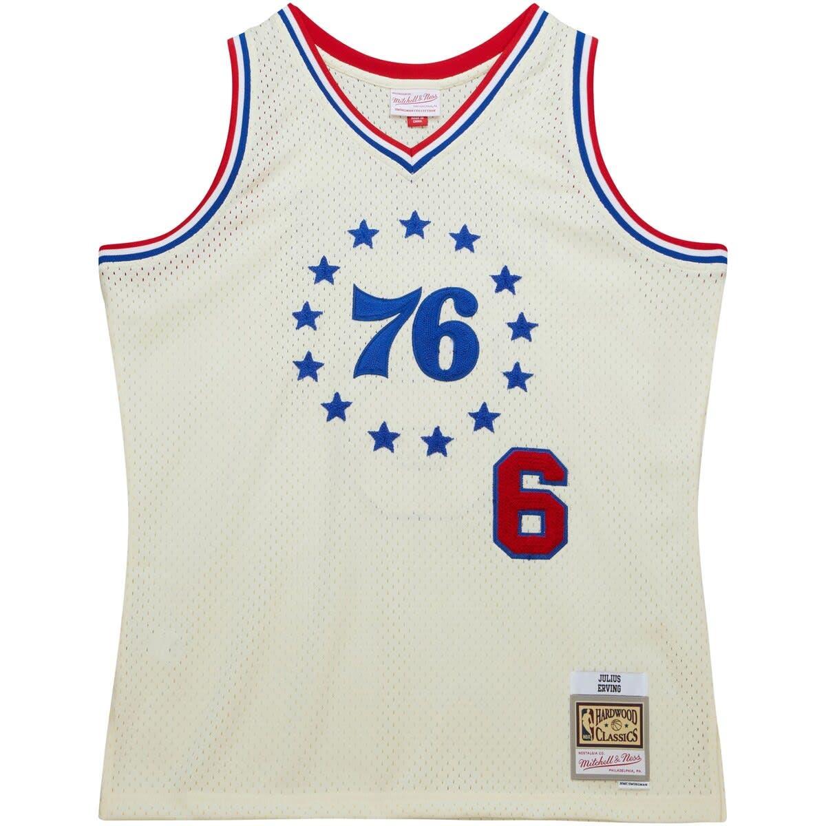 julius erving jersey mitchell and ness