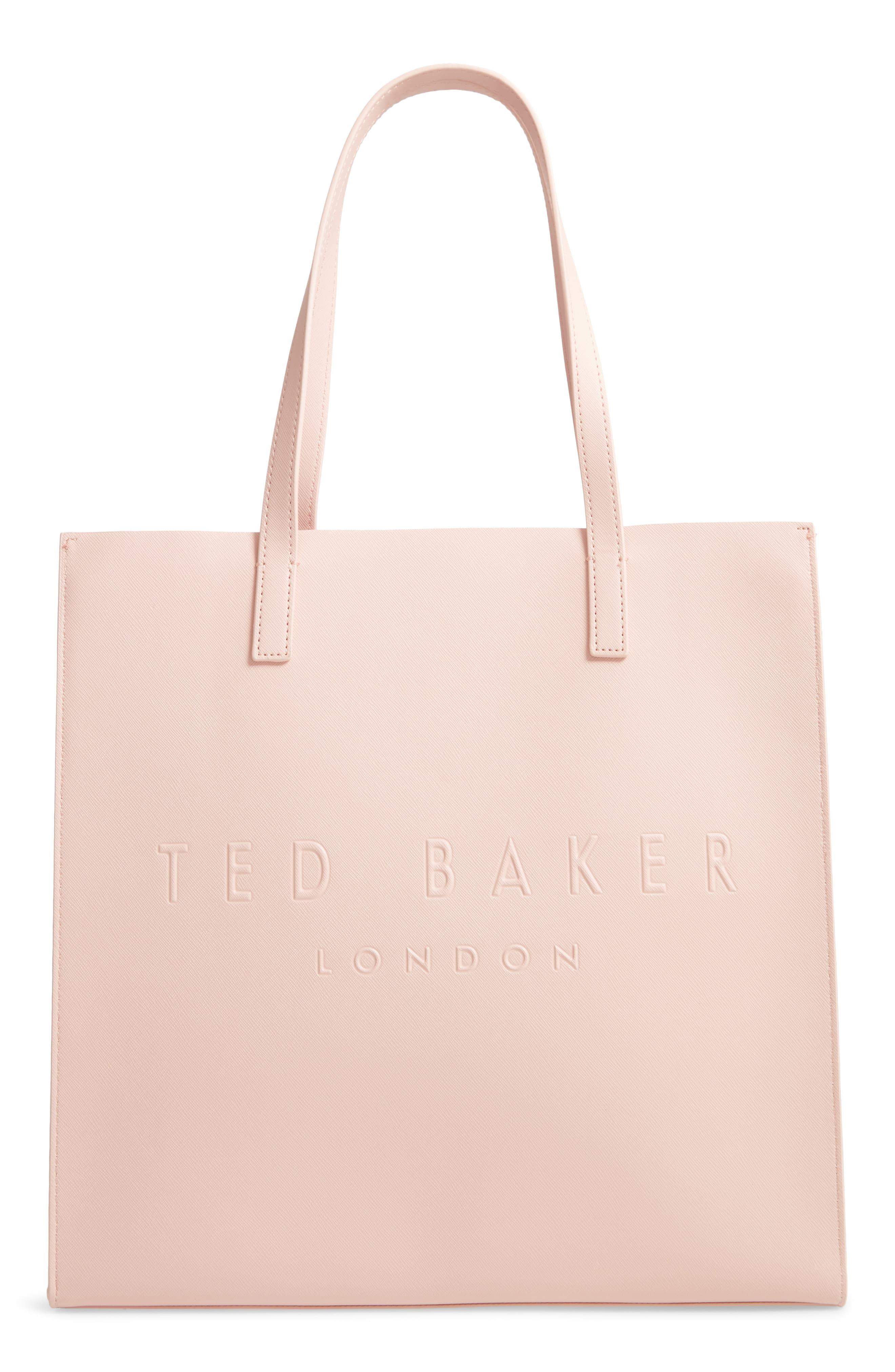 Ted Baker Large Soocon Embossed Logo Icon Tote in Pink Lyst