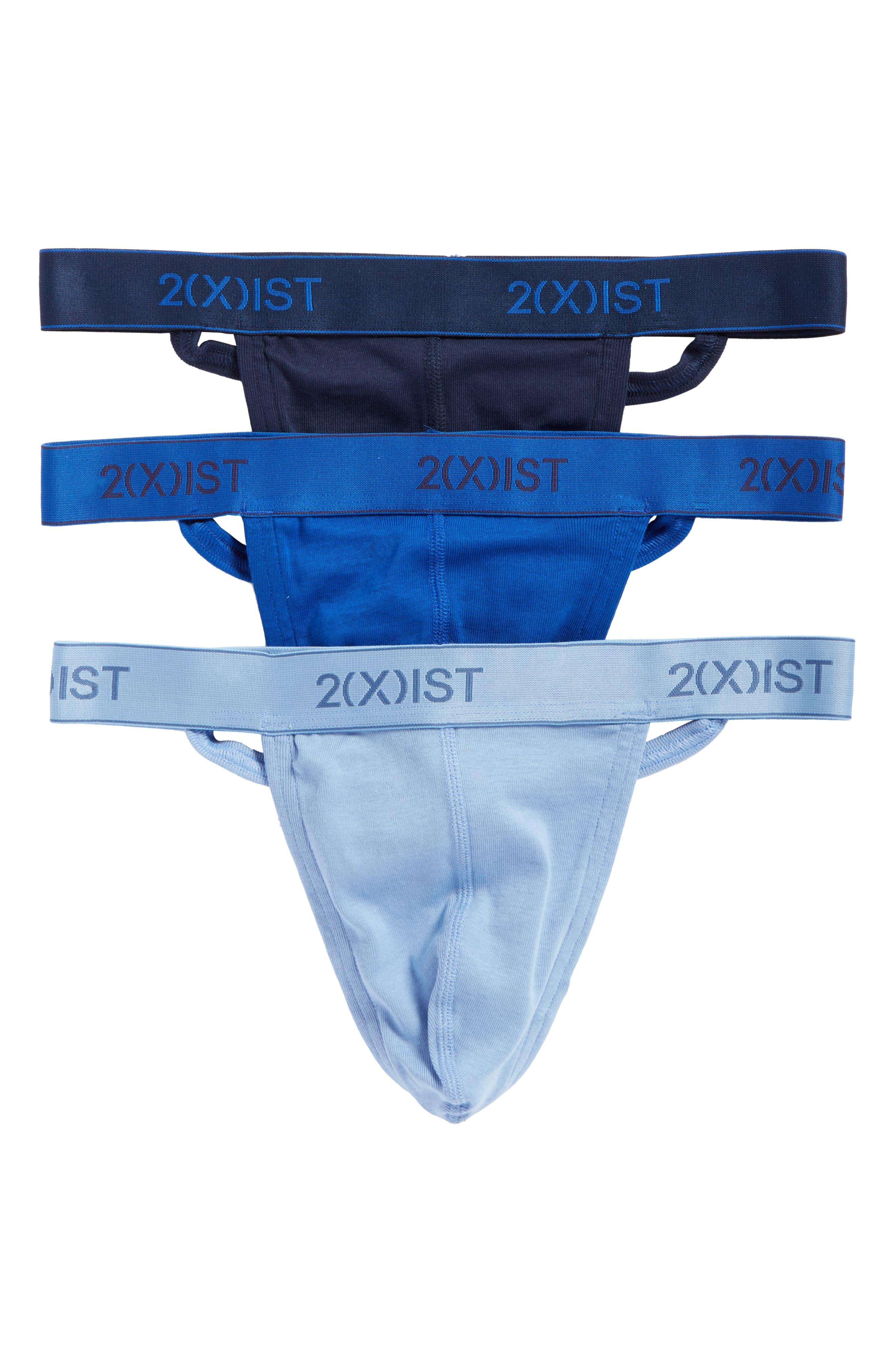 2xist 3pack Cotton Thong in Black for Men Lyst