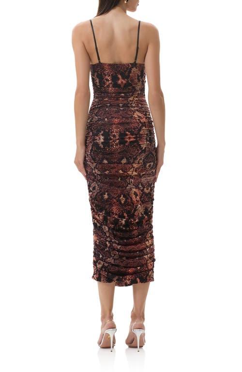 knee length dresses for ladies AFRM Hazel Print Midi Dress – TORYS GLEAM main image 1