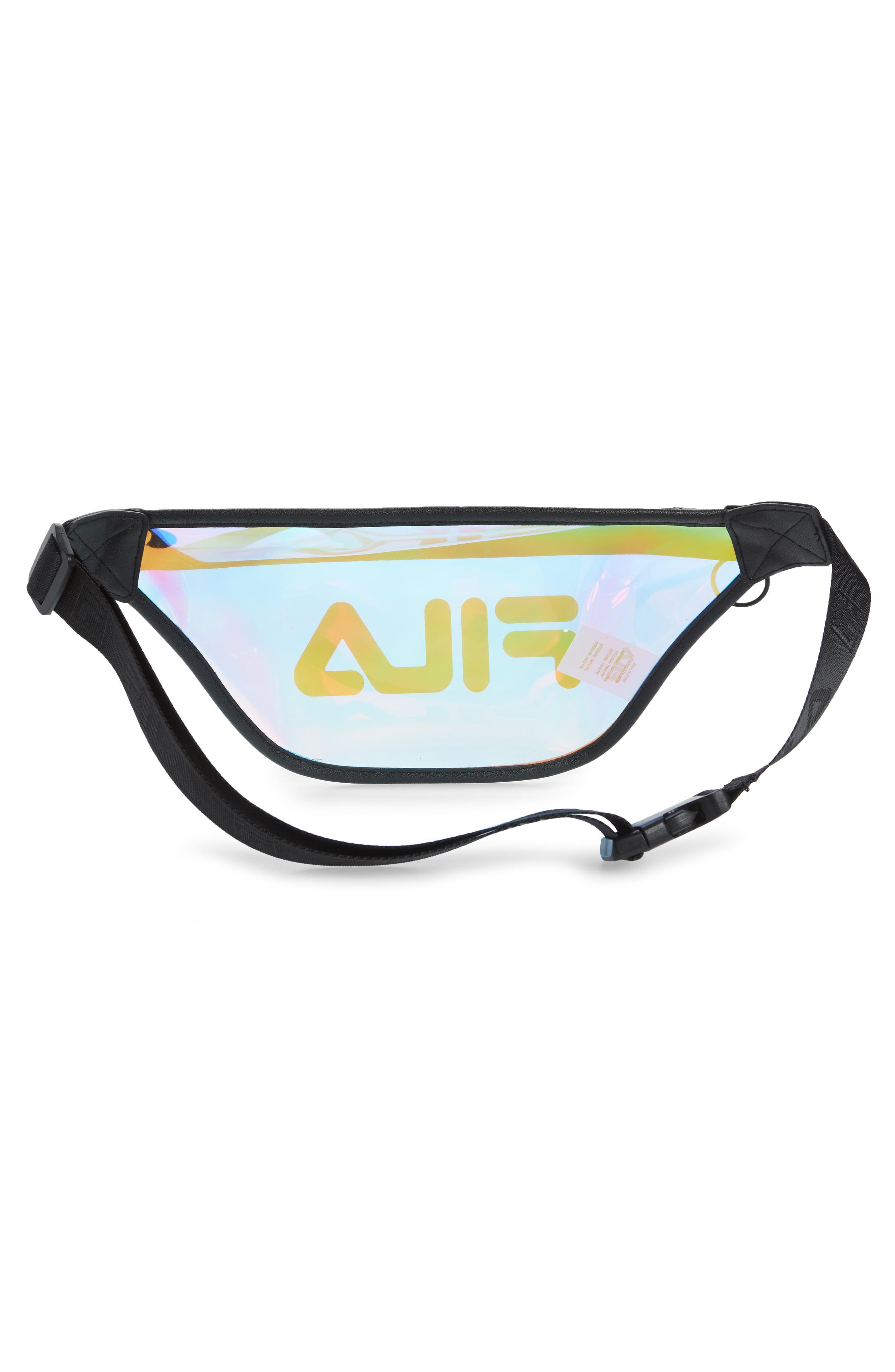 fila clear fanny pack