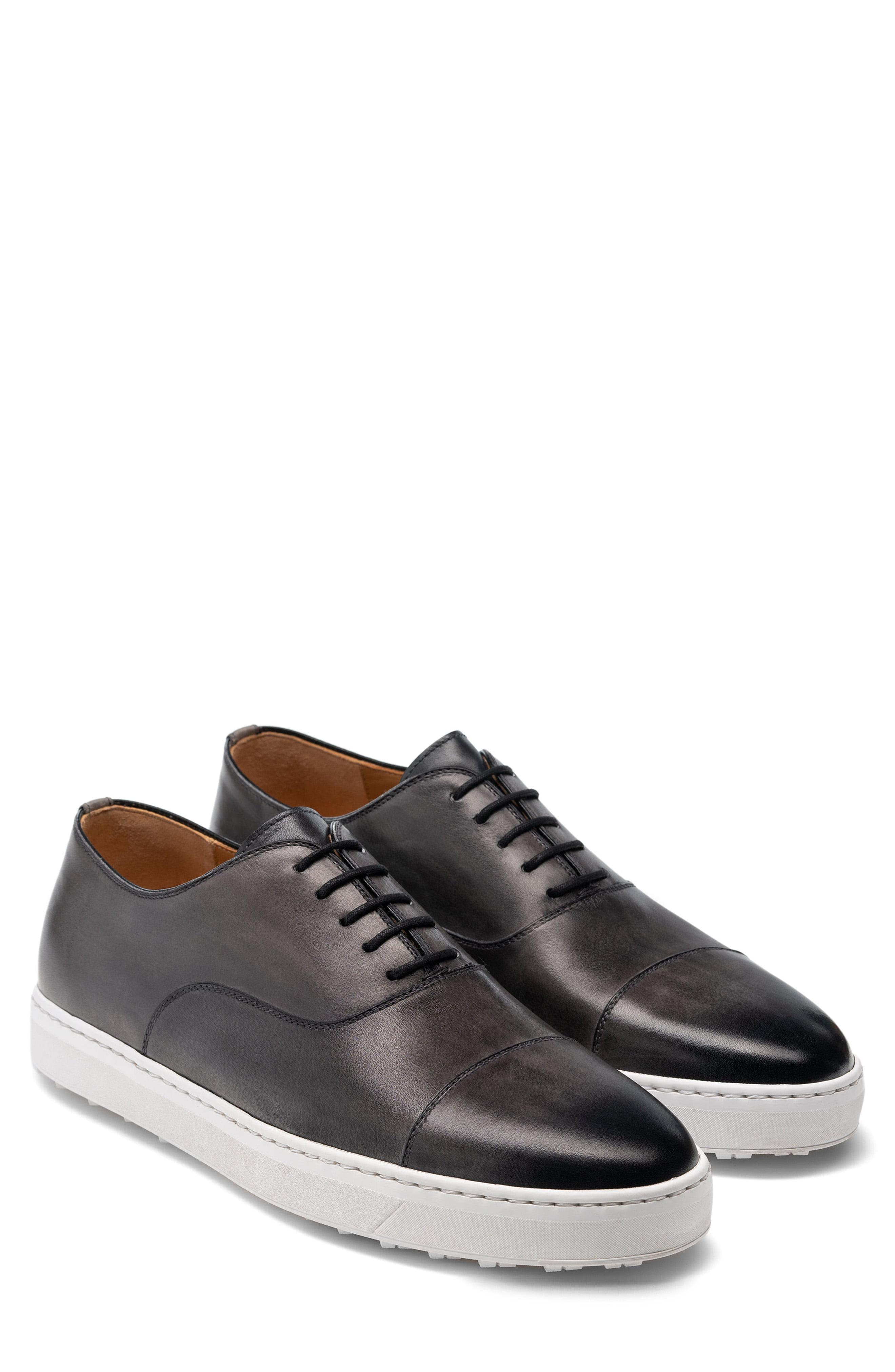 Magnanni Leather Warwick Sneaker in Grey (Gray) for Men - Lyst