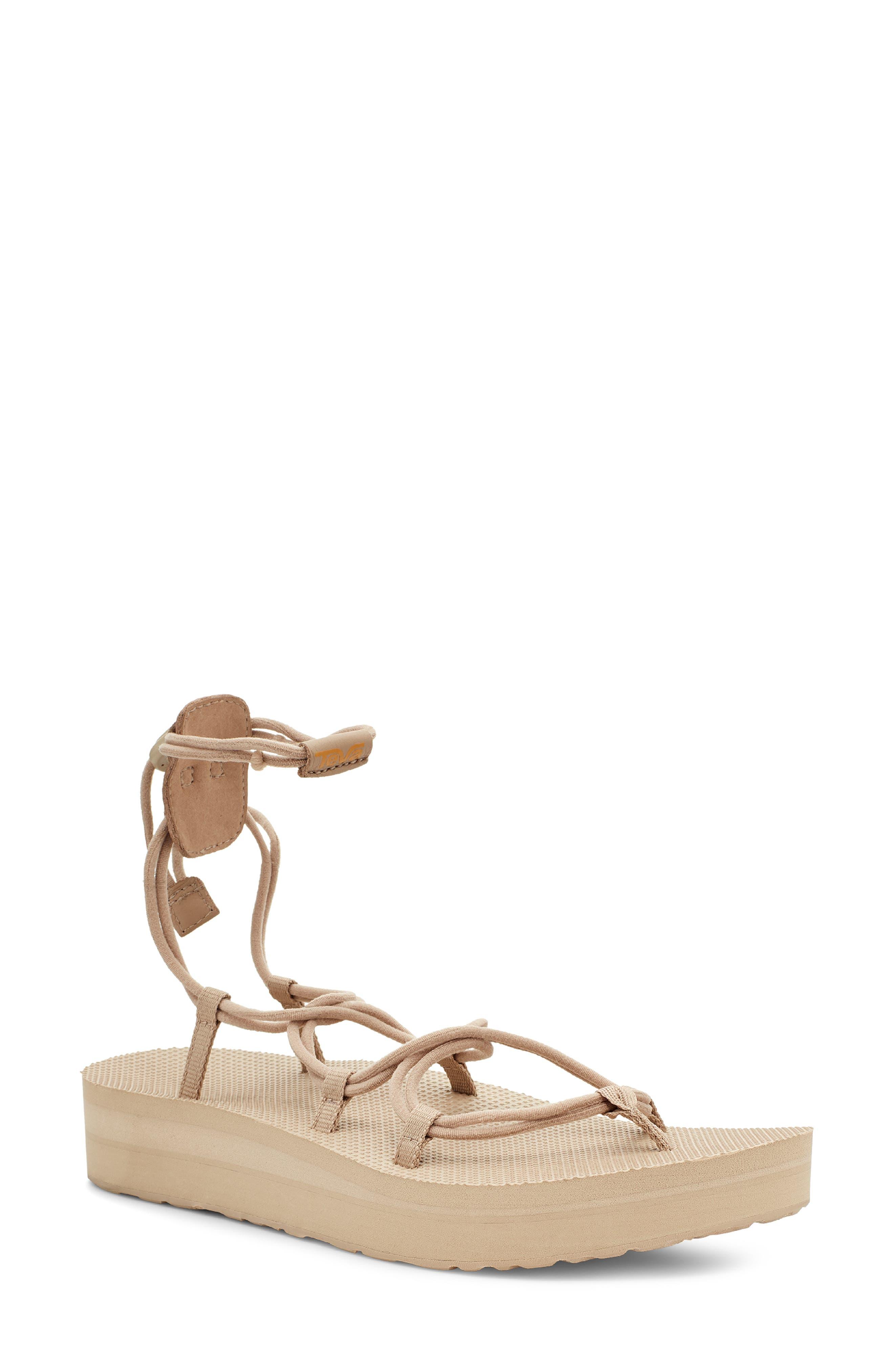 Teva Midform Infinity Gladiator Sandal in Natural | Lyst