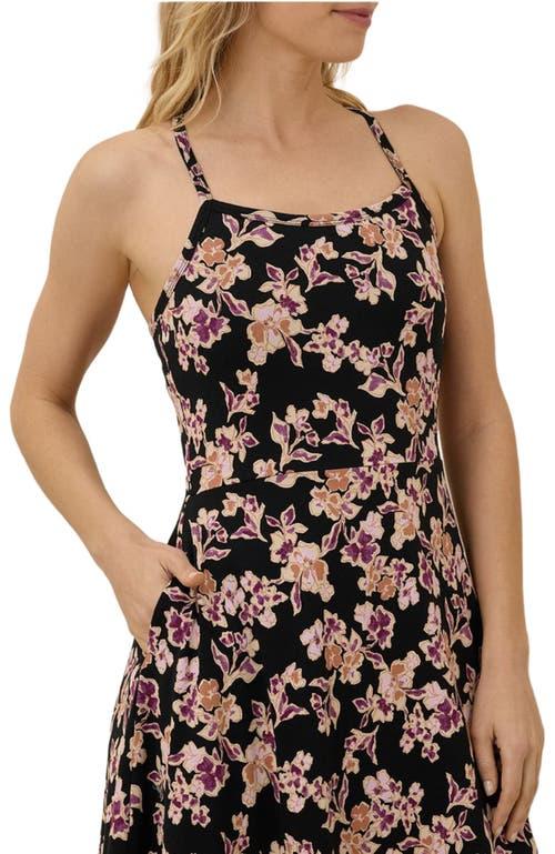 pact fit and flare midi dress Women's & Made With Organic Cotton - Black Flare Midi Dress is a best Women's Whimsy Floral Black Fit