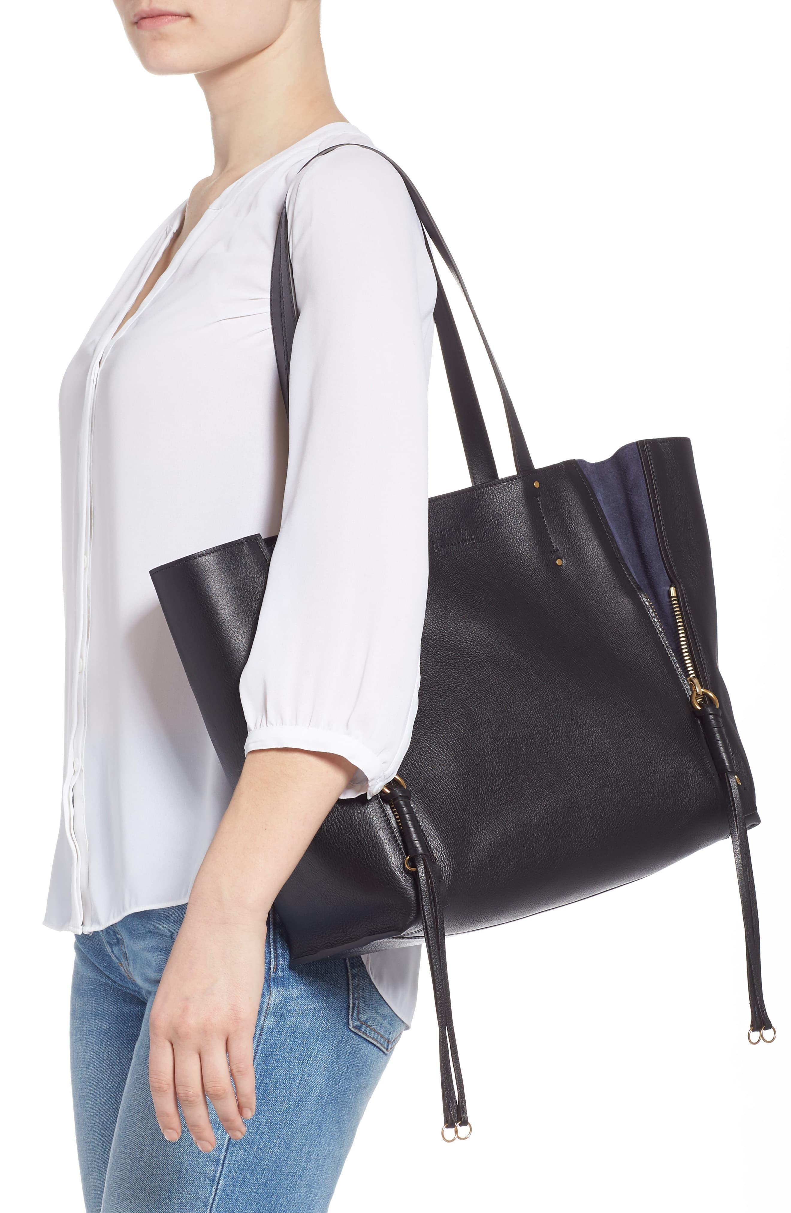 chloe medium milo calfskin leather tote