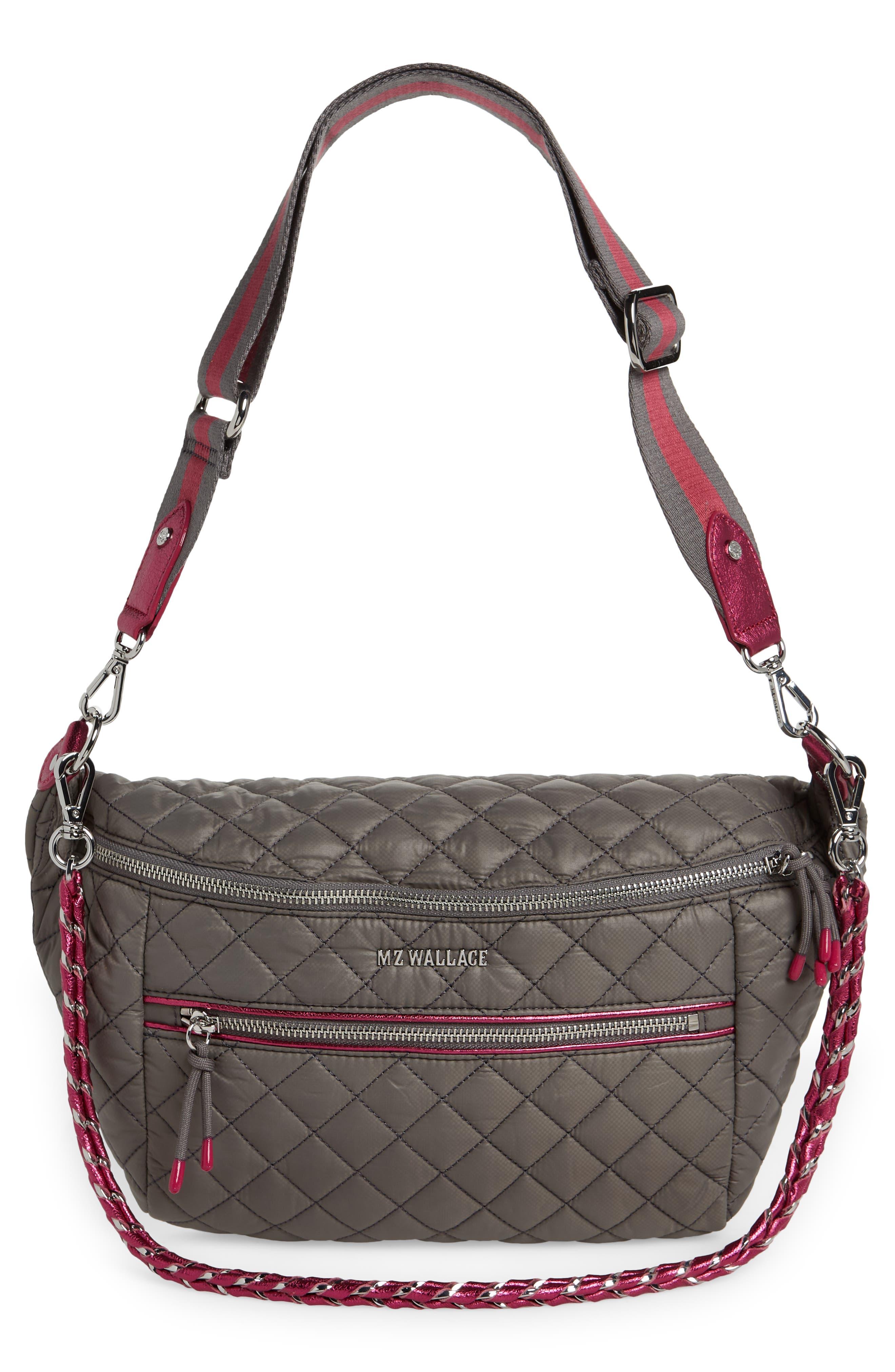 MZ Wallace Crosby Nylon Sling Bag in Gray Lyst