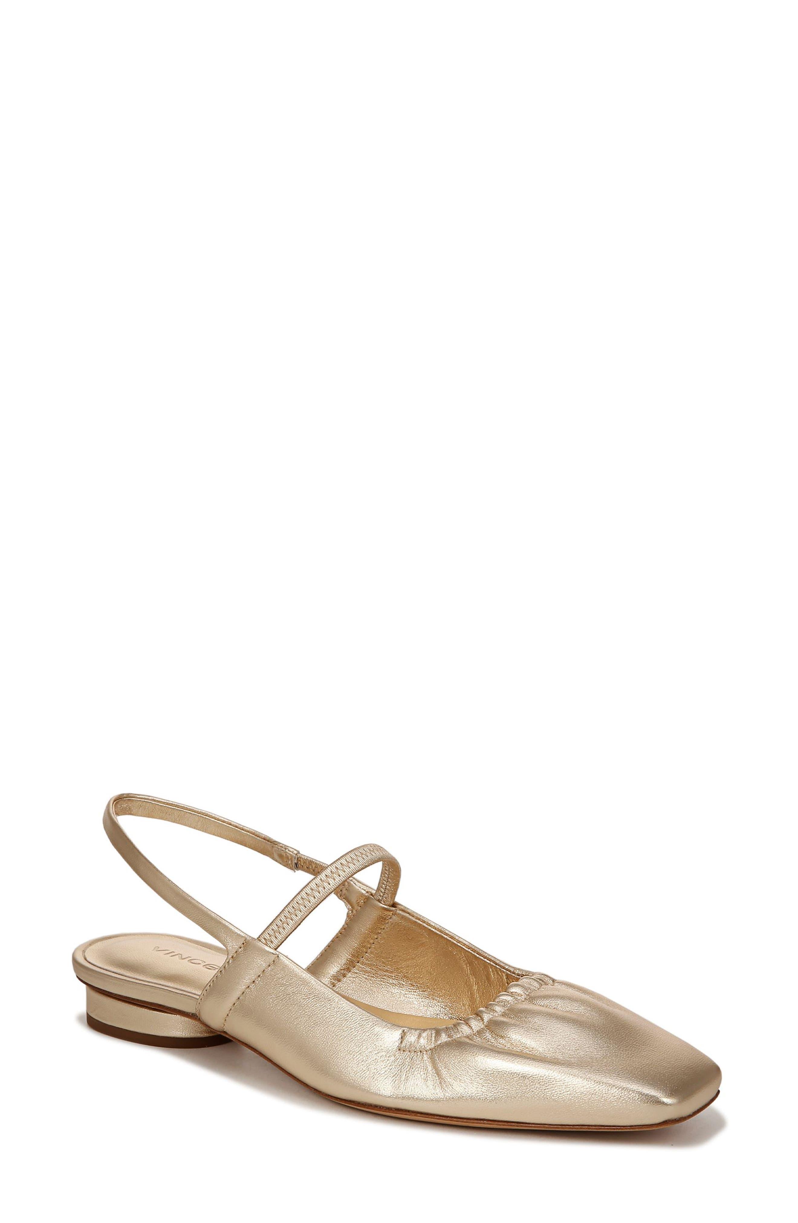 Vince Venice Slingback Flat In Natural 