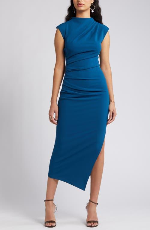 nikki lund marilyn ruched knit dress NIKKI LUND Cocktail & Party Dresses