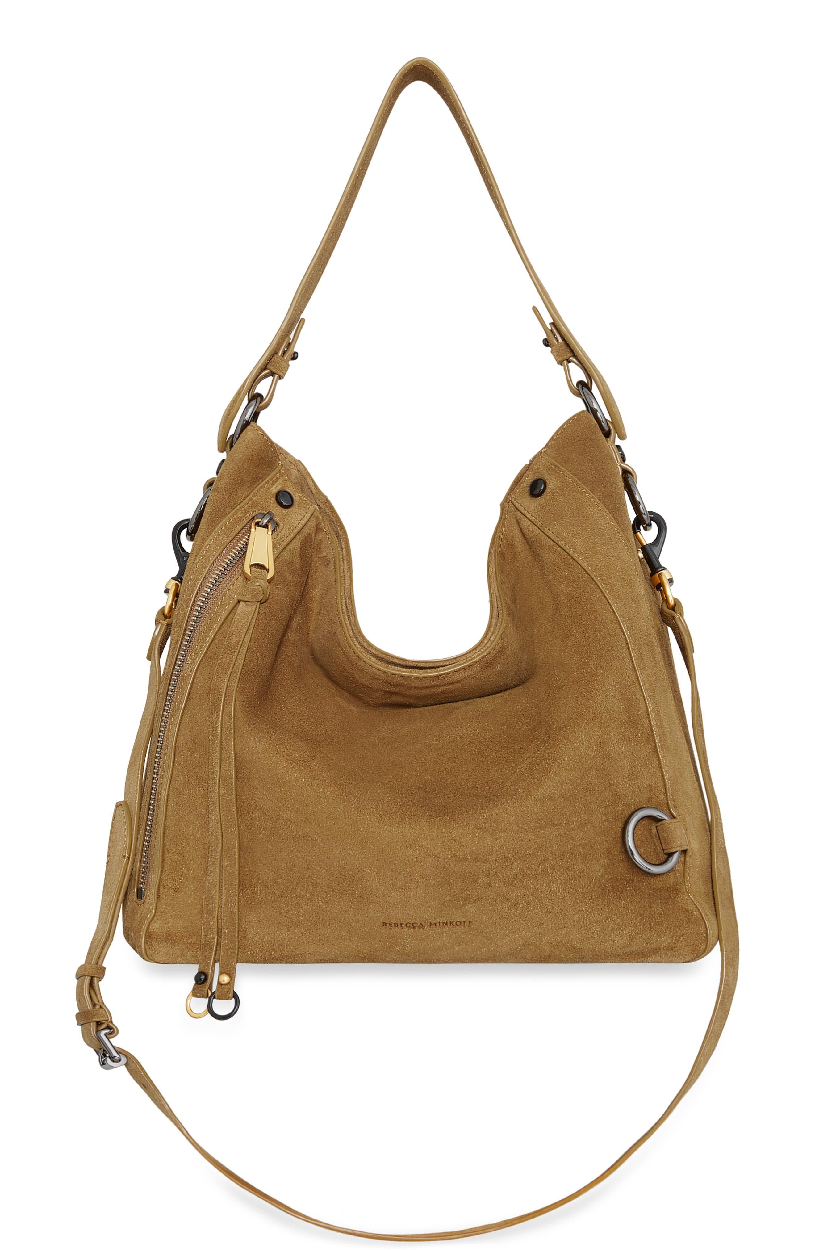 Rebecca Minkoff Mab Leather Hobo Bag in Metallic Lyst