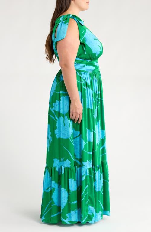 sugar lips green dress Sadie O Ring Tie Back Midi Dress KELLY-GREEN / L by Sugarlips main image 0
