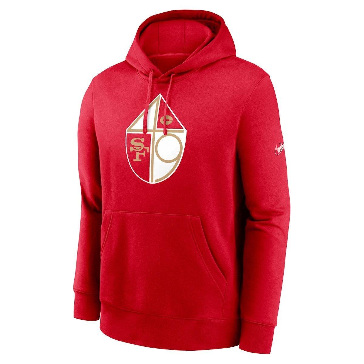 Nike Men's Therma Athletic Stack (NFL San Francisco 49ers) Pullover Hoodie  in Black - ShopStyle