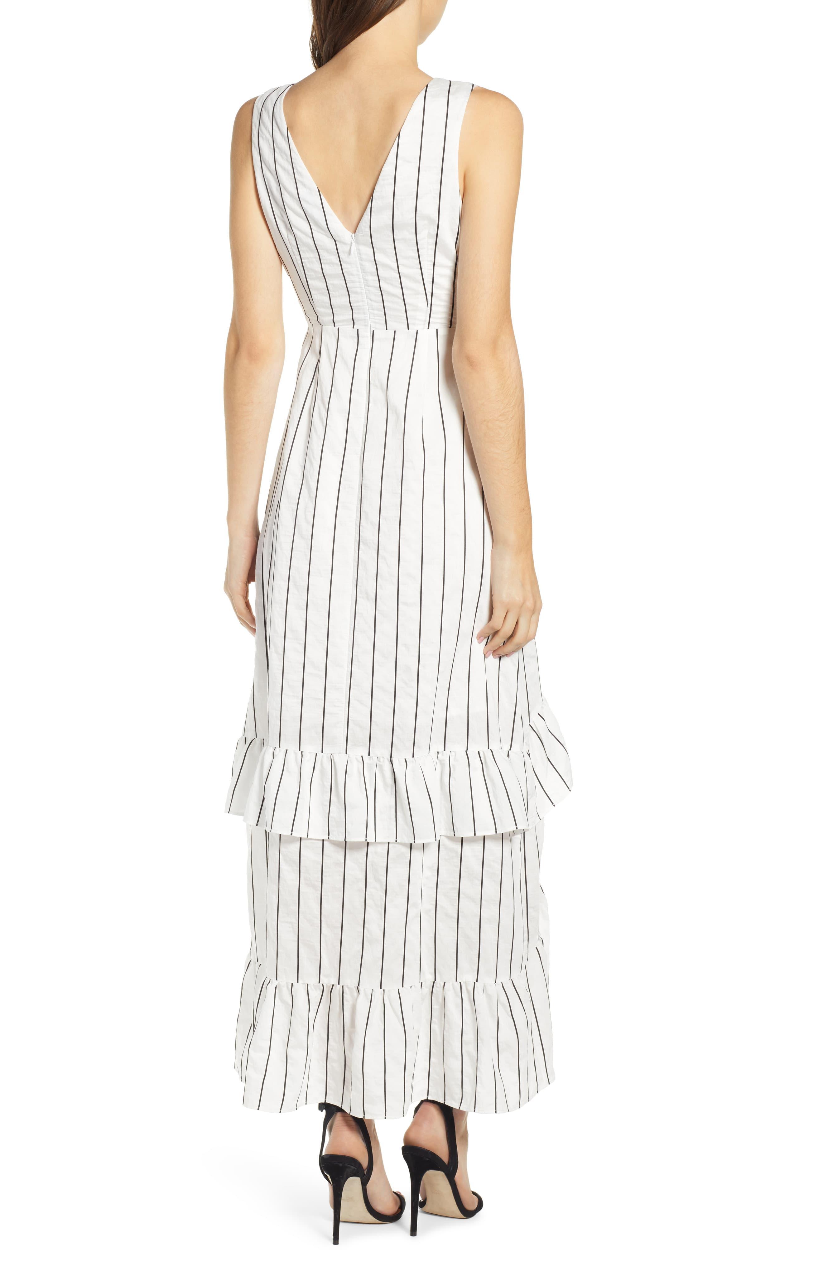 endless rose striped maxi dress