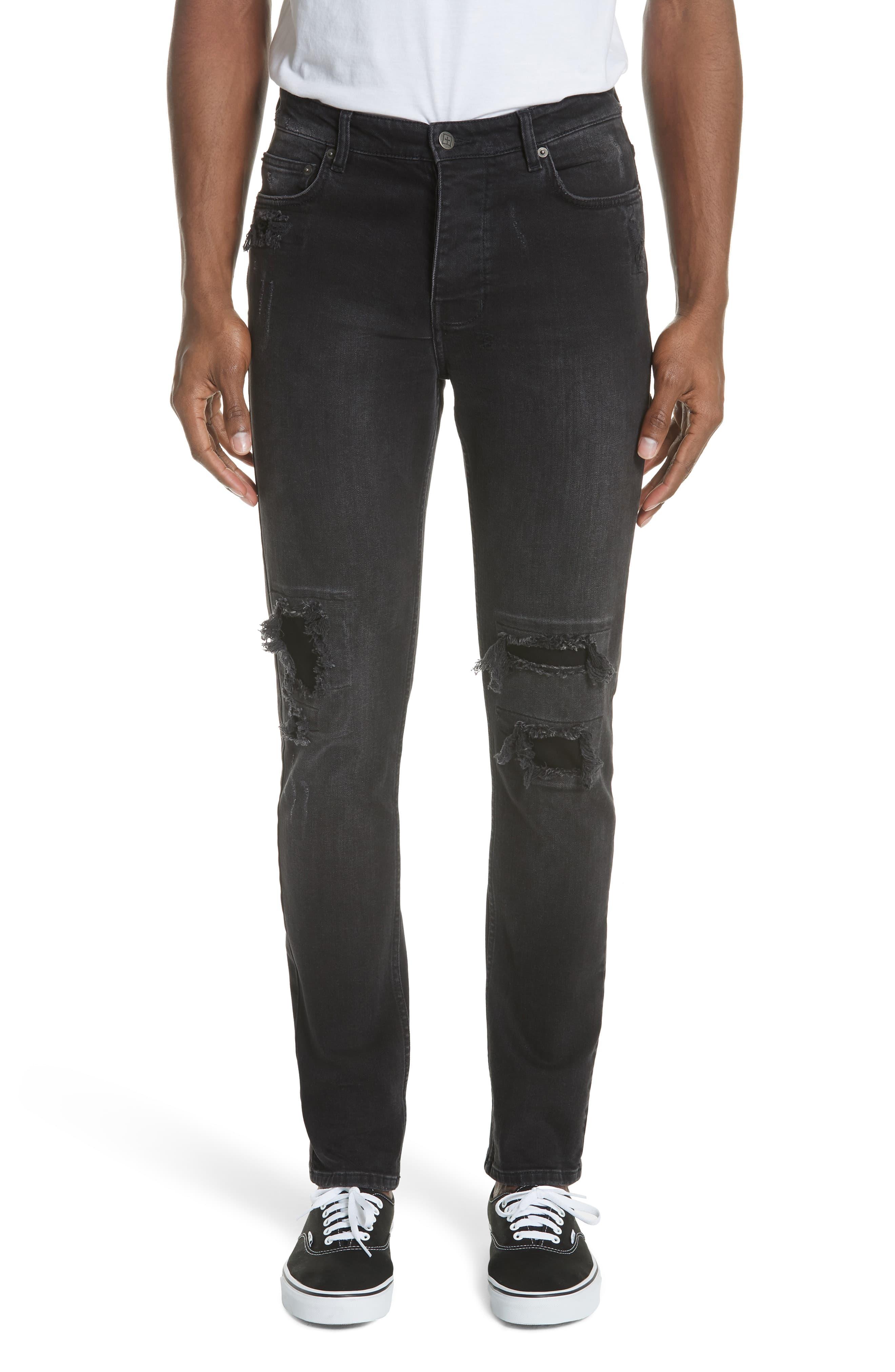 Ksubi Denim Chitch Boneyard Skinny Fit Jeans in Black for Men - Lyst