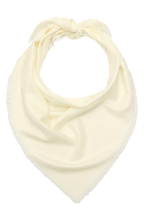 Kate Spade Yarn-Dye Floral Square Scarf in White Lyst
