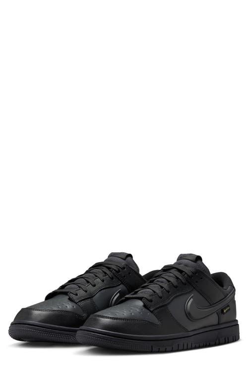 Nike Dunk Low Gore-Tex Waterproof Basketball Sneaker in Black for