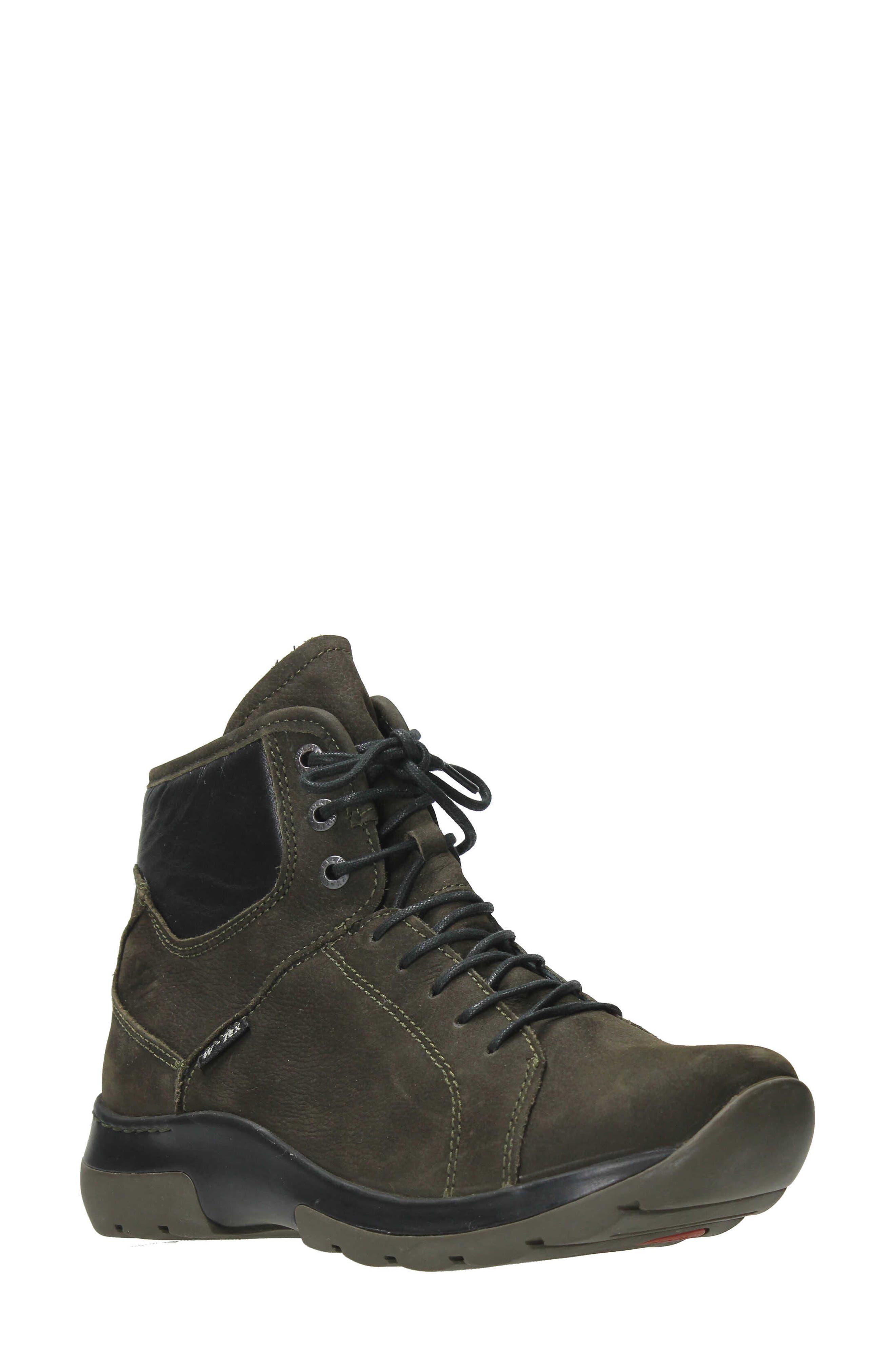 Wolky Ambient Lace-up Boot in Black | Lyst