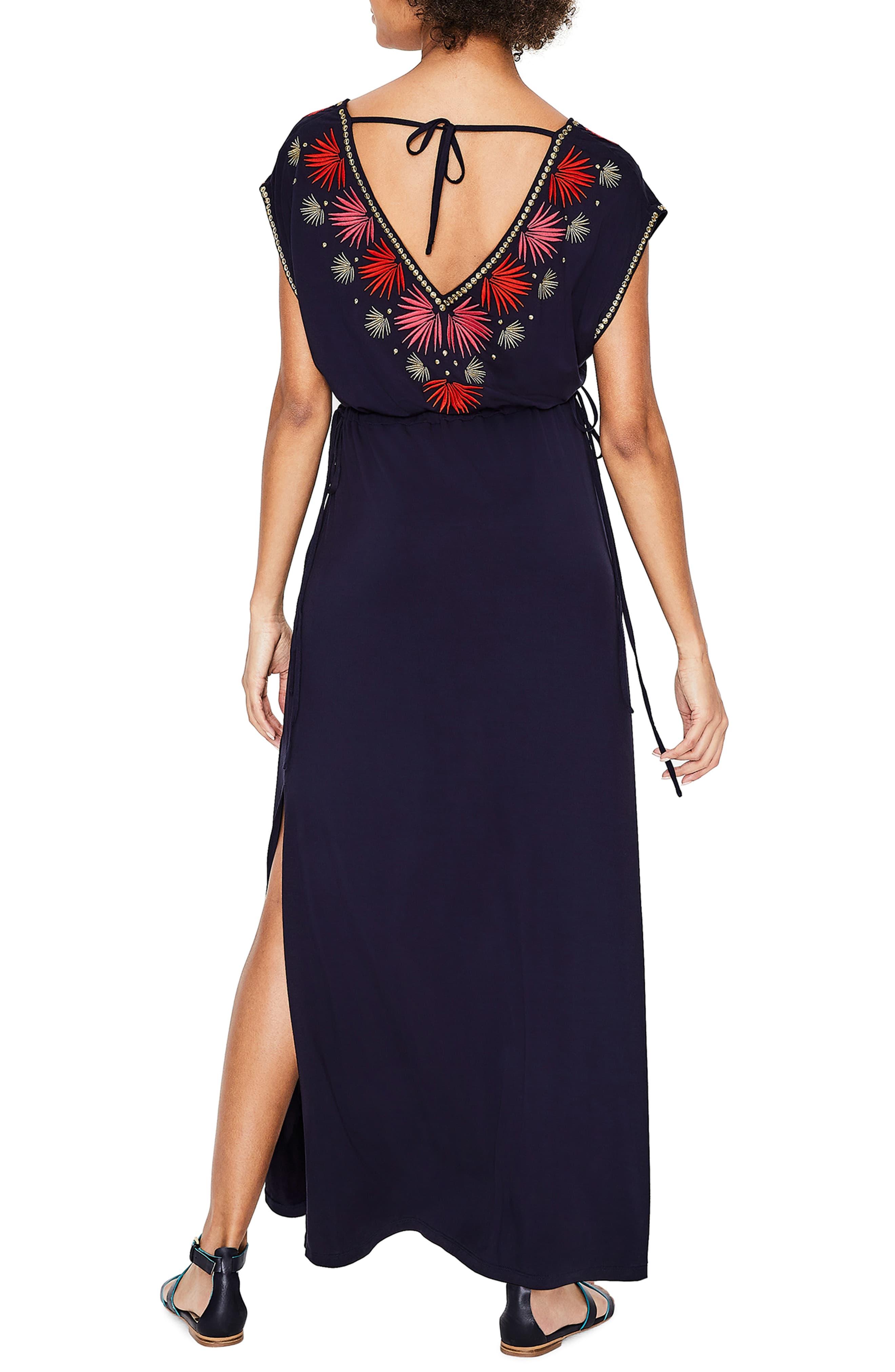 marcia embroidered maxi dress