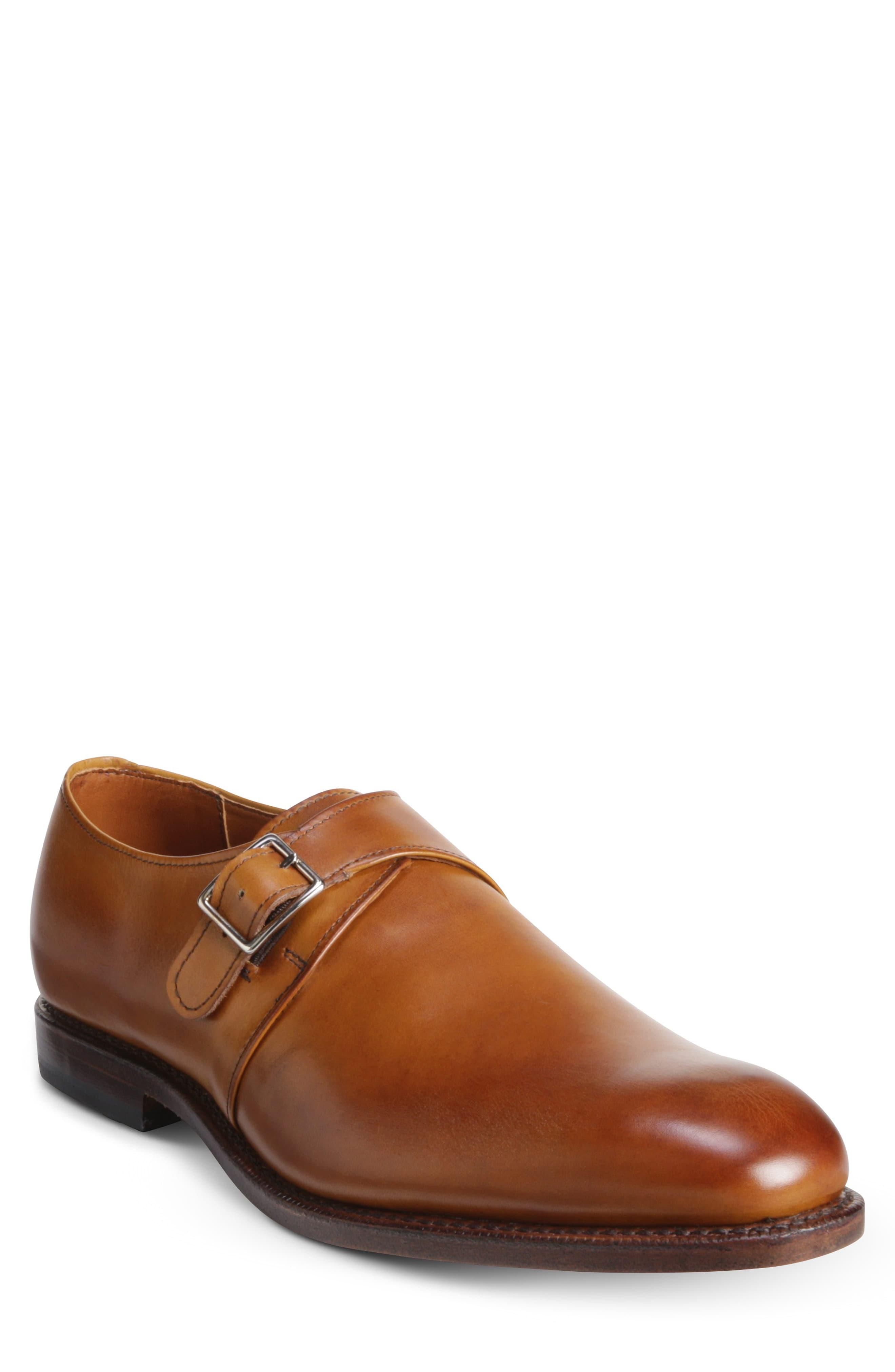 Allen Edmonds Plymouth Monk Strap Shoe in Walnut (Brown) for Men - Lyst
