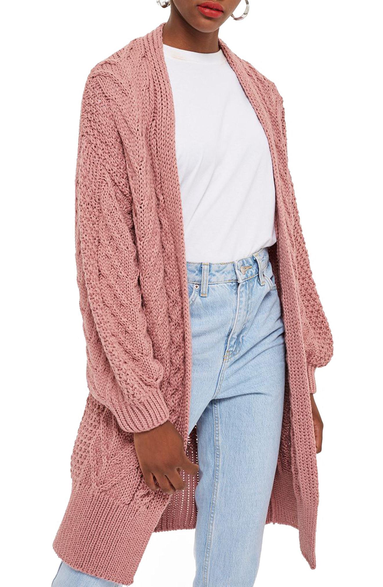 topshop long cardigan