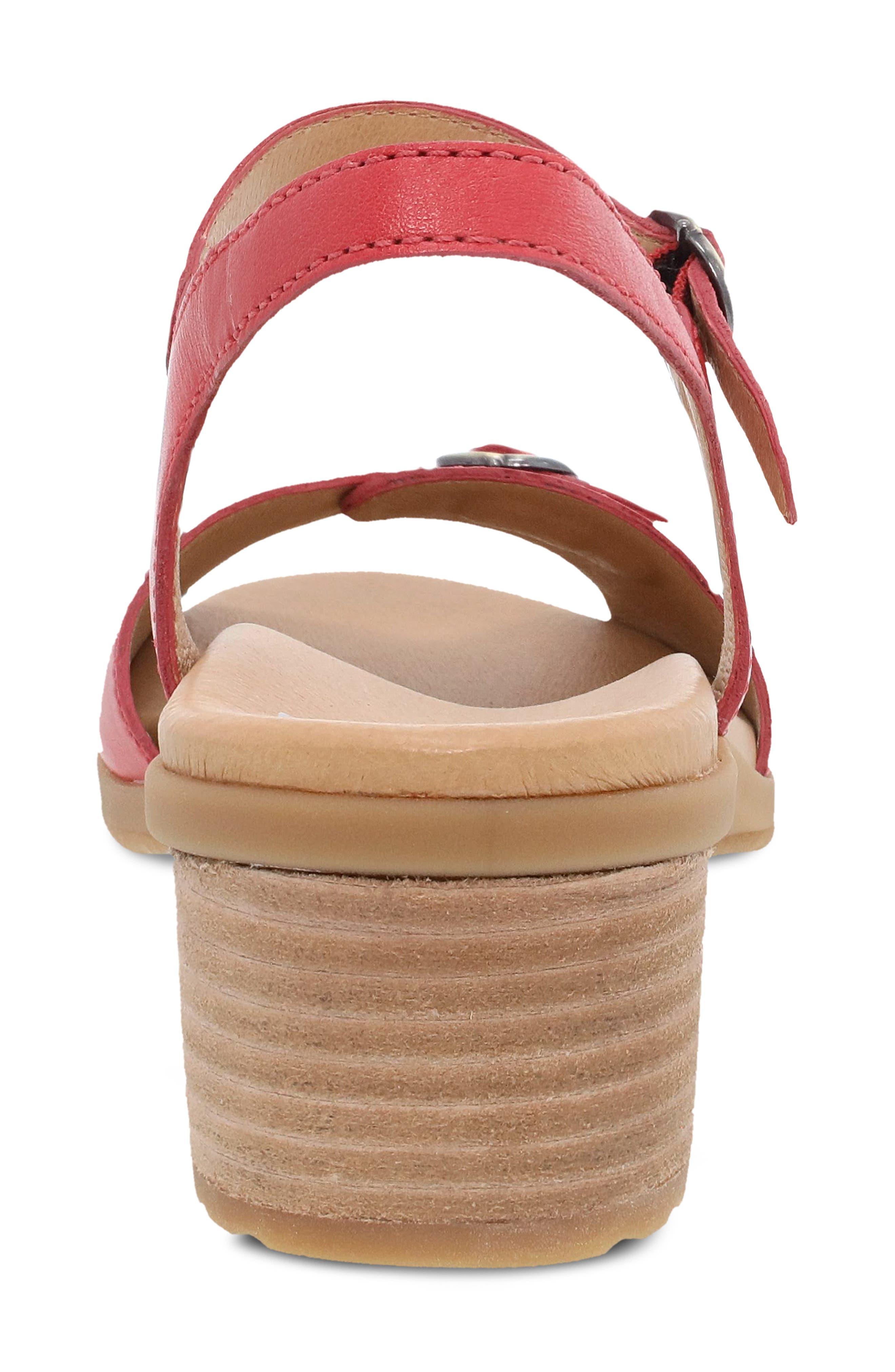 Dansko Tessie Ankle Strap Sandal in Red Lyst