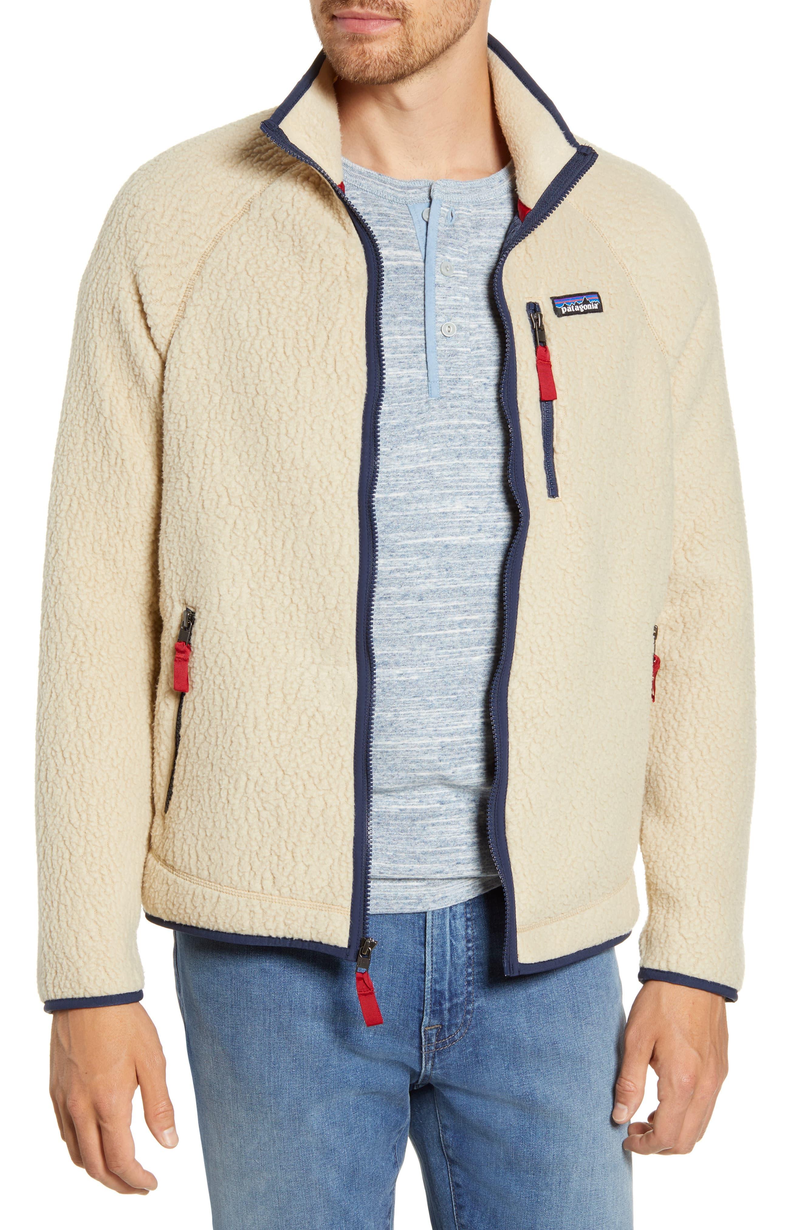 Patagonia Retro Pile Fleece Jacket in Natural for Men Lyst