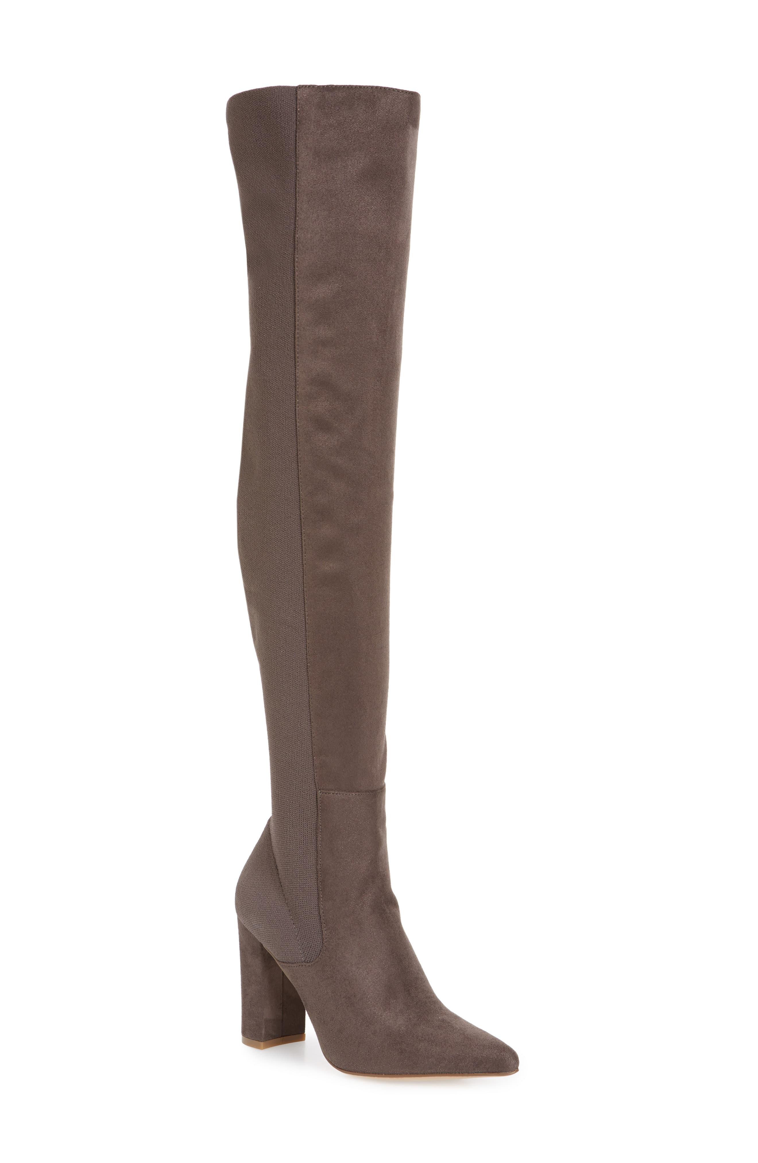 steve madden nifty pointed toe over the knee boot
