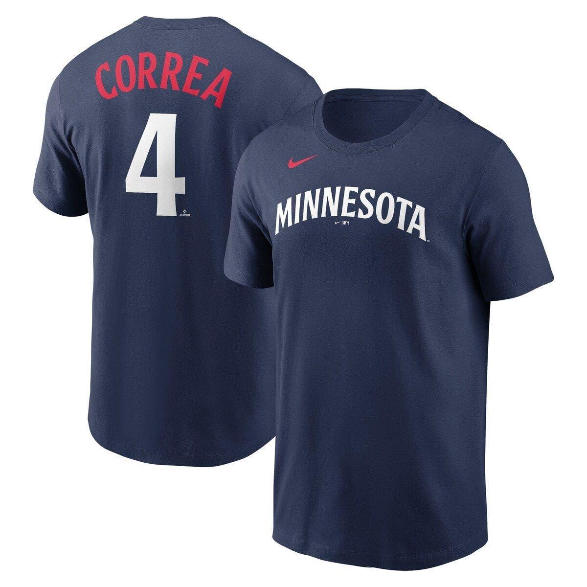 Nike Carlos Correa Minnesota Twins 2023 Name & Number T-shirt At