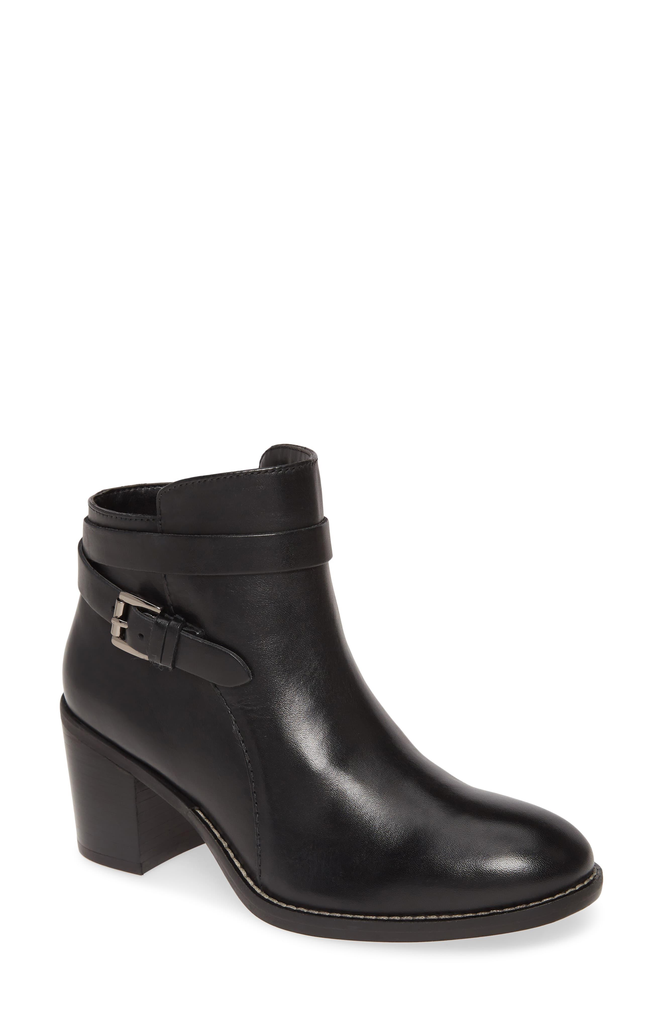 Hush Puppies Hannah Bootie in Black Leather (Black) - Lyst