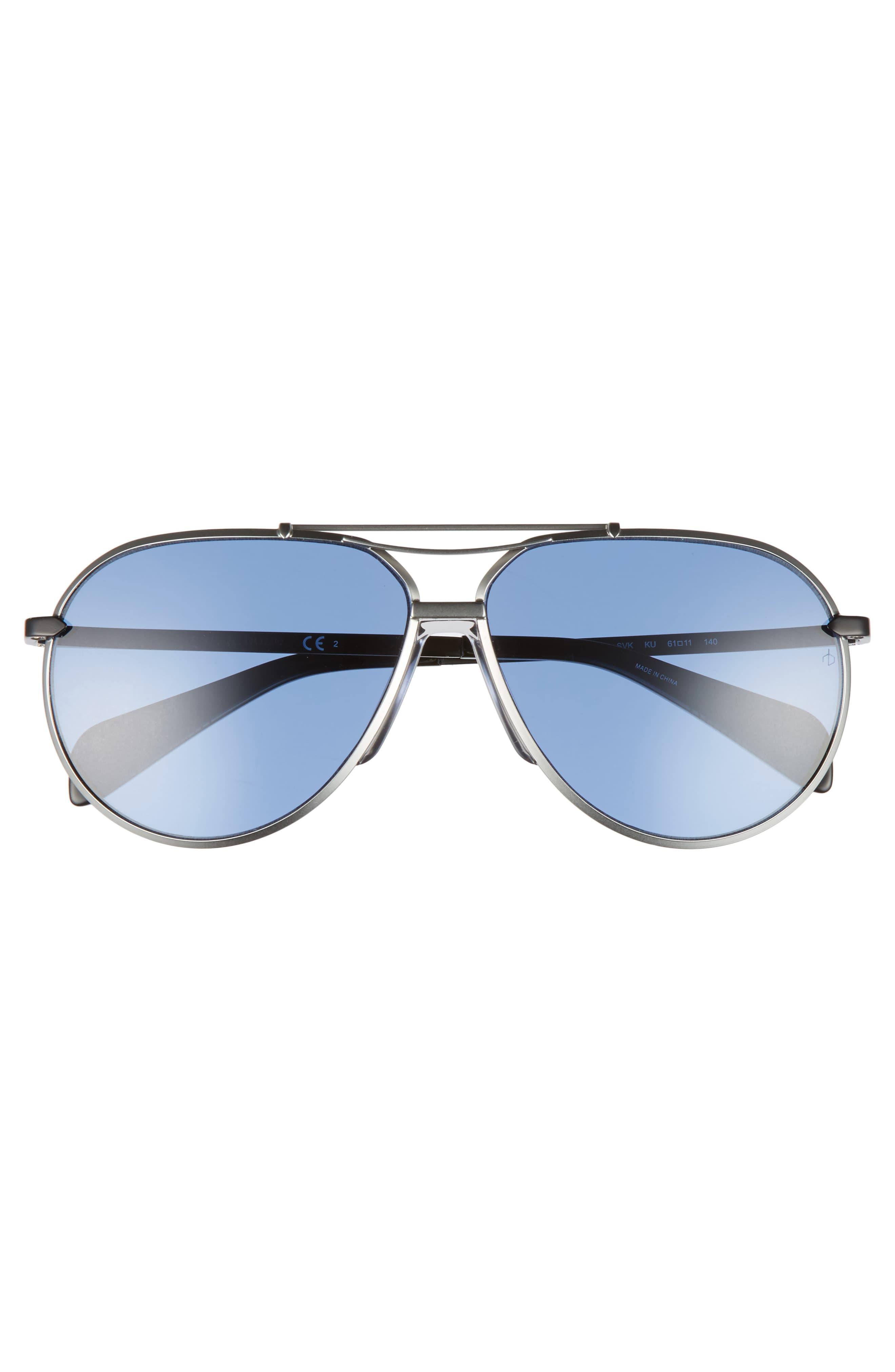 rag and bone 61mm aviator sunglasses