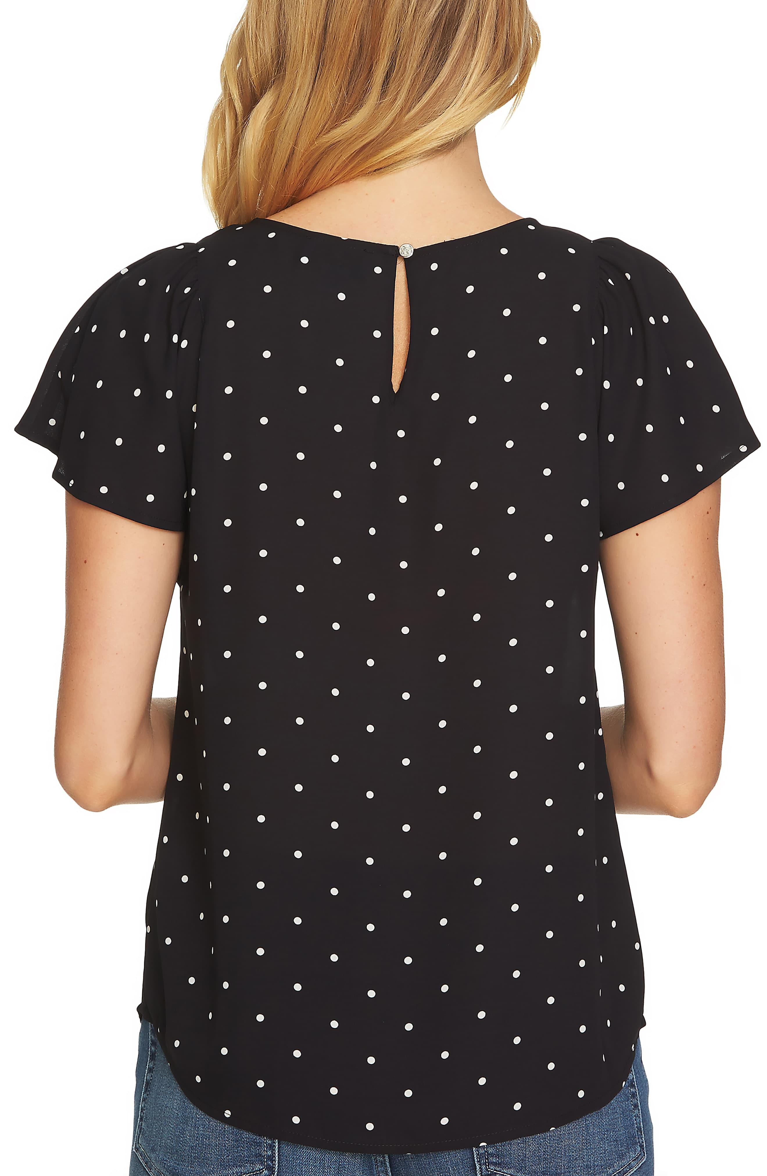 cece polka dot blouse