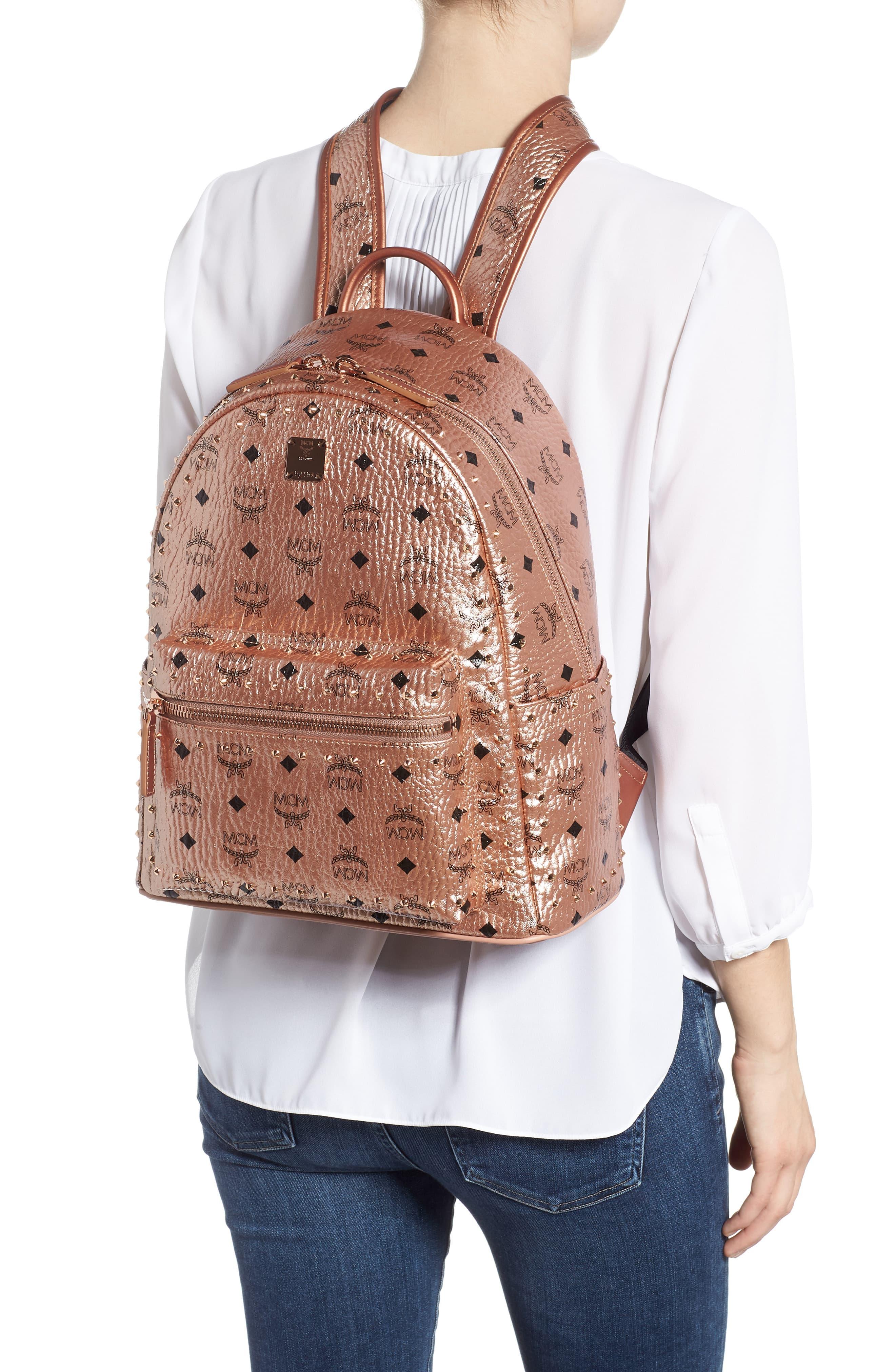 MCM STARK Champagne Gold BACKPACK Limited Edition