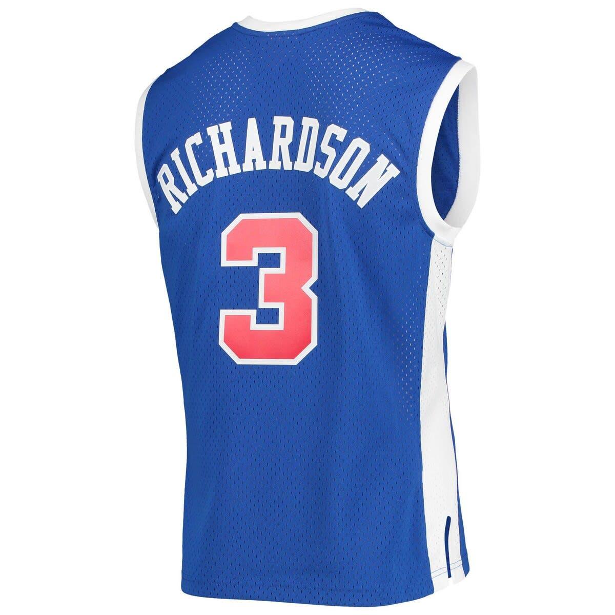 Men's Mitchell & Ness Hakeem Olajuwon Blue Houston Rockets Reload 2.0 Name  & Number T-Shirt